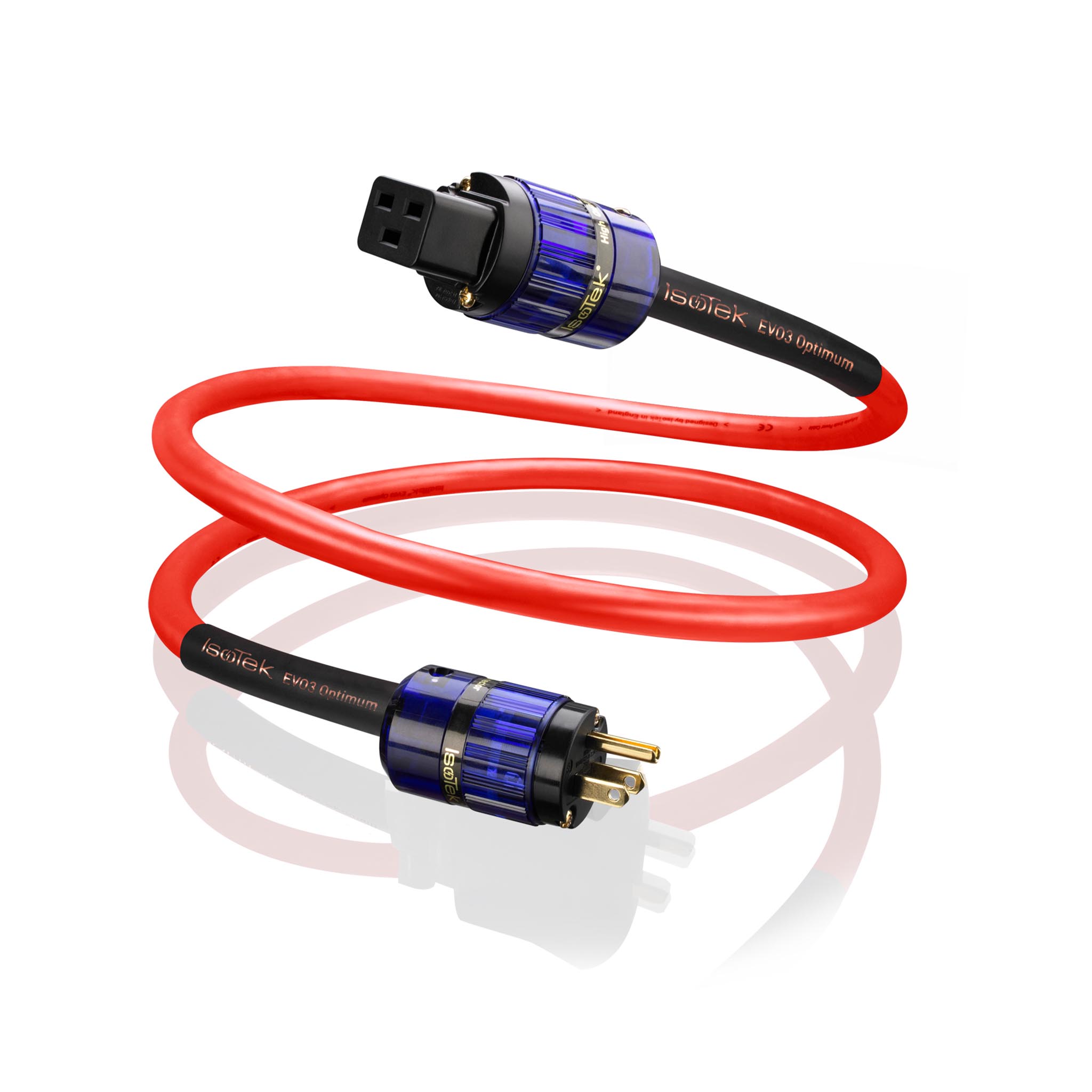 IsoTek EVO3 Optimum Power Cable - Premium Audio Power Cord for Hi-Fi & Home Theater Systems - Perfect for Audiophiles & Music Enthusiasts