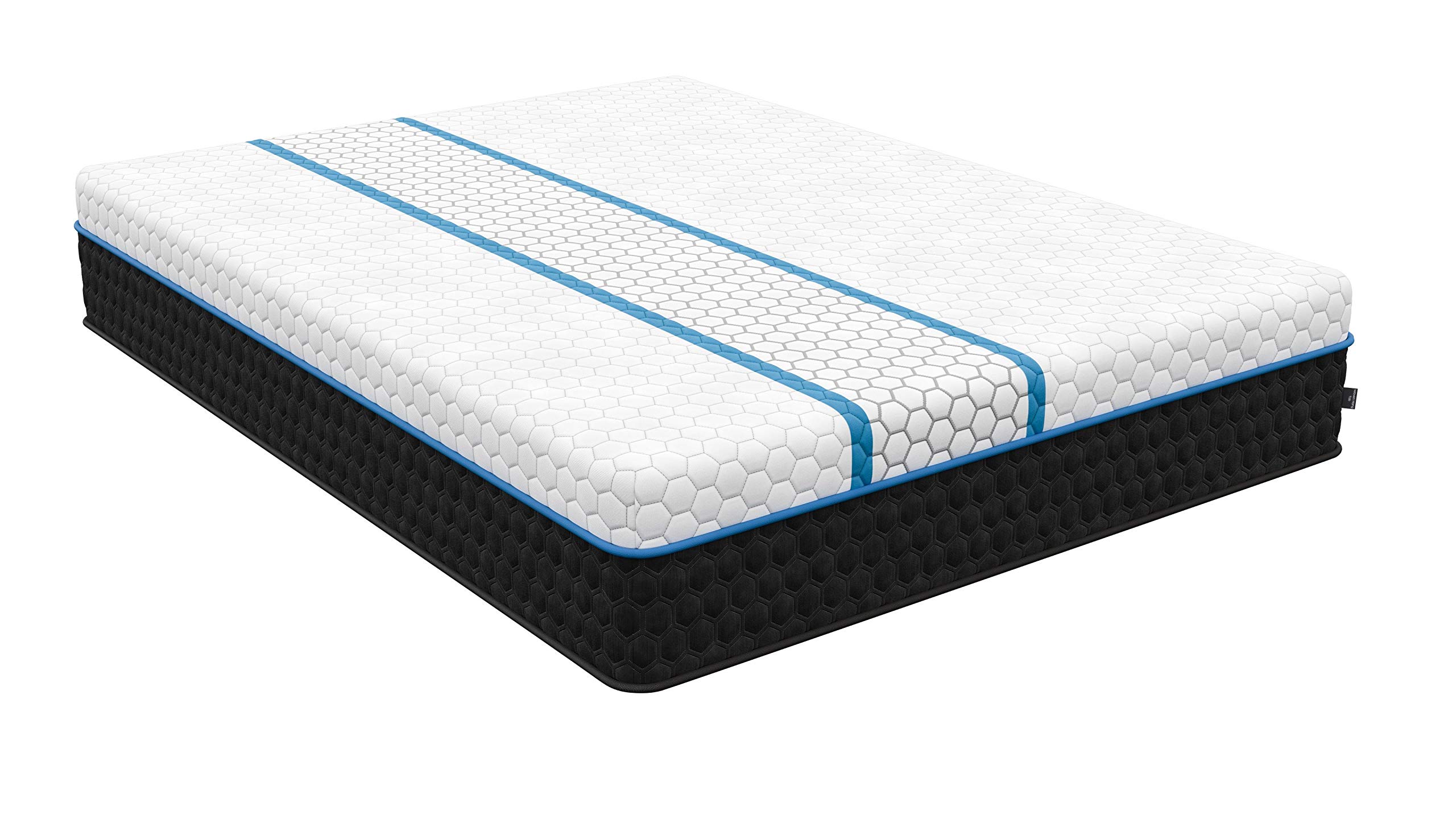 EquaLite Plus 12-inch Copper Cooled Hybrid Mattress - Medium Firmness, California King Size - Pressure Relief & Temperature Regulation for Restful Sleep