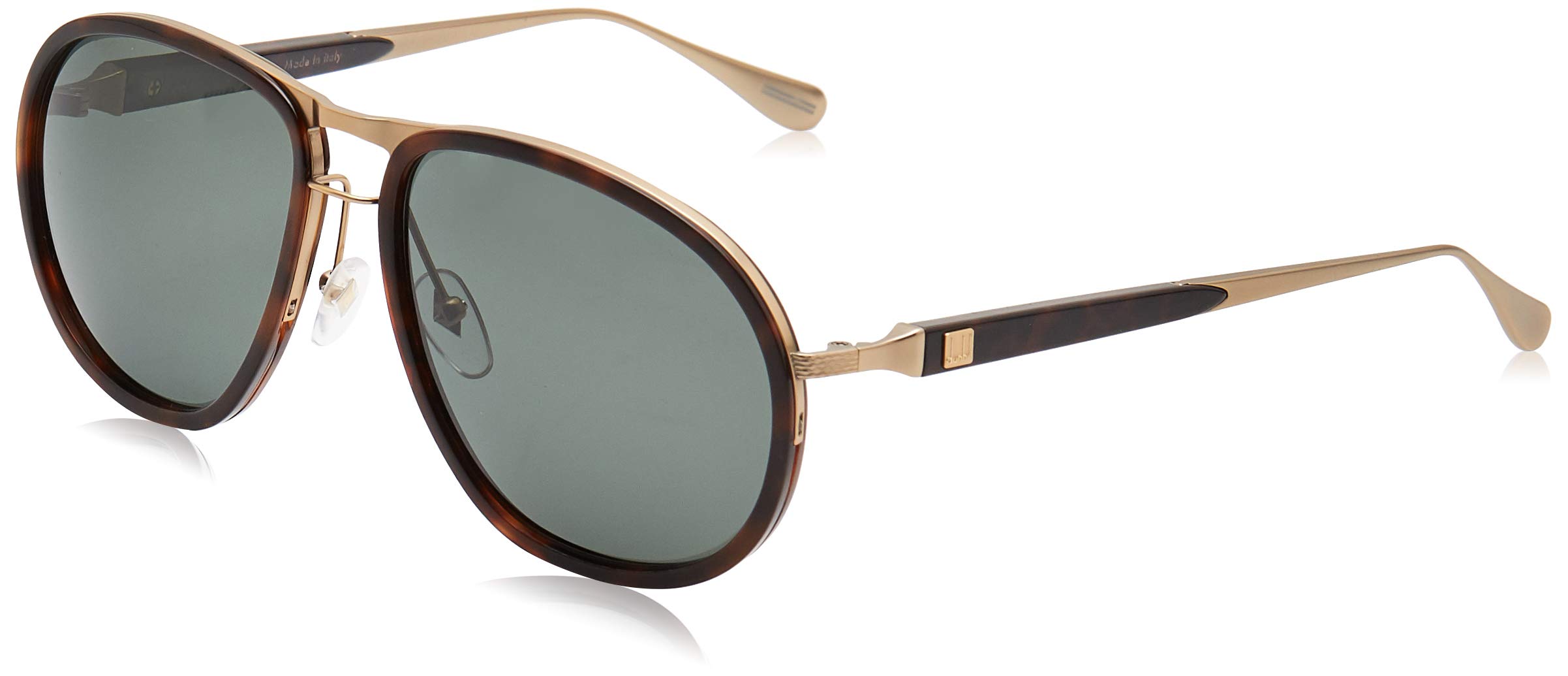 Polarized Fashion Sunglasses for Men - Dunhill Havana Oscuro Dorado Mate SDH096M-8FTP - UV Protection & Stylish Design for Driving, Beach & Outdoor Activities