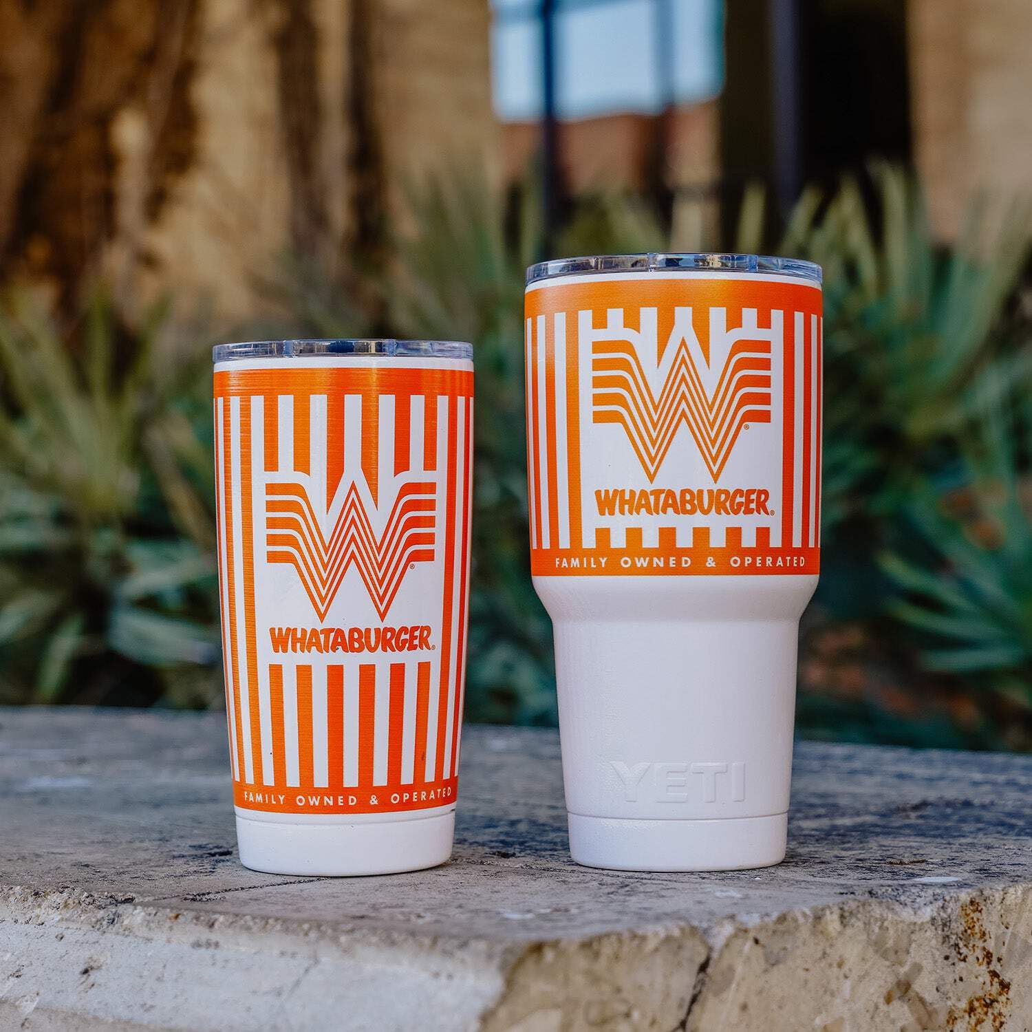 Custom 20oz Whataburger YETI Rambler® Tumbler - Insulated Stainless Steel Travel Mug for Coffee, Tea & Cold Drinks - Perfect for Camping, Office & Outdoor Adventures