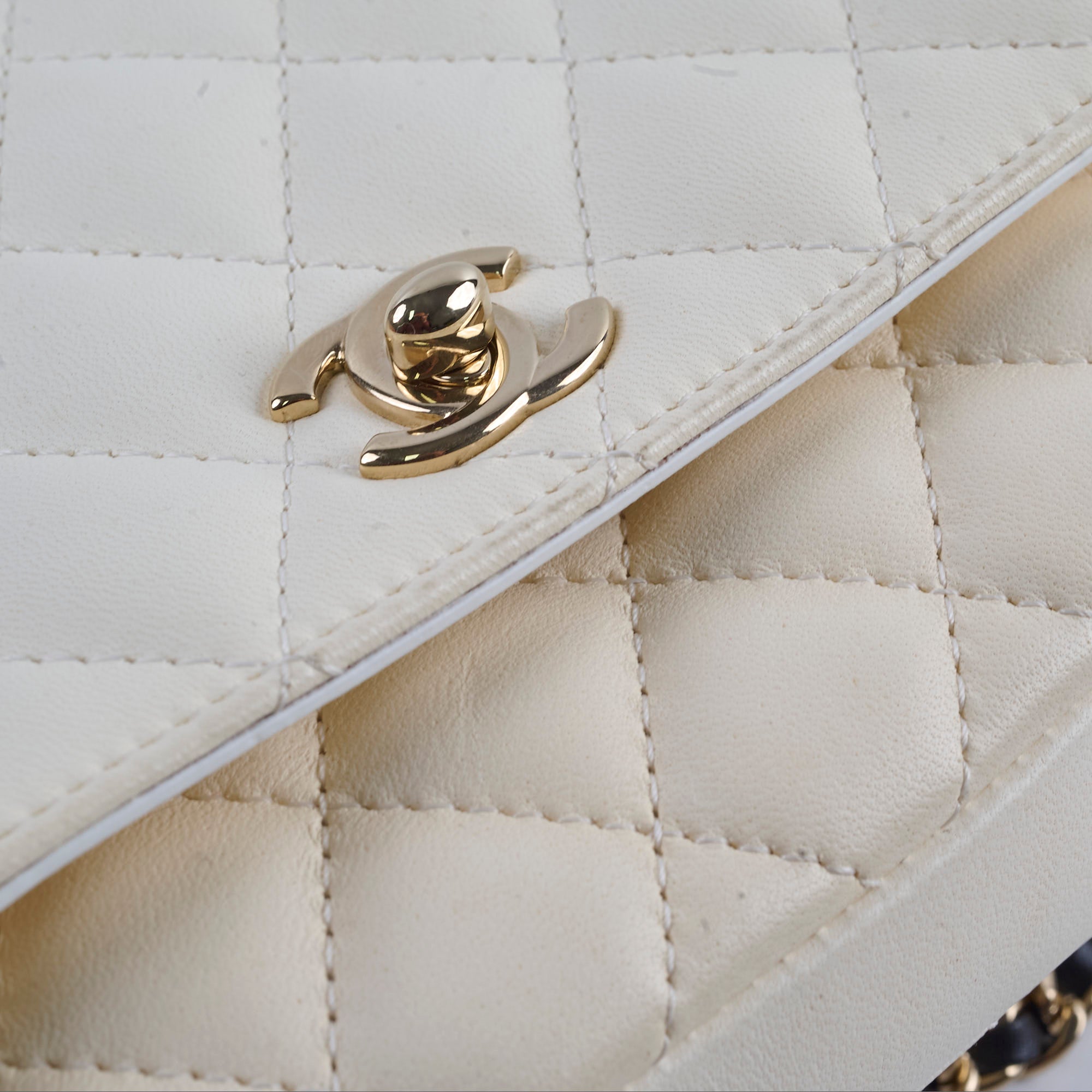 Chanel Side Twin Packs Bag White/Black (27 Series) - Luxury Designer Crossbody Purse for Women, Perfect for Parties, Dating & Everyday Use