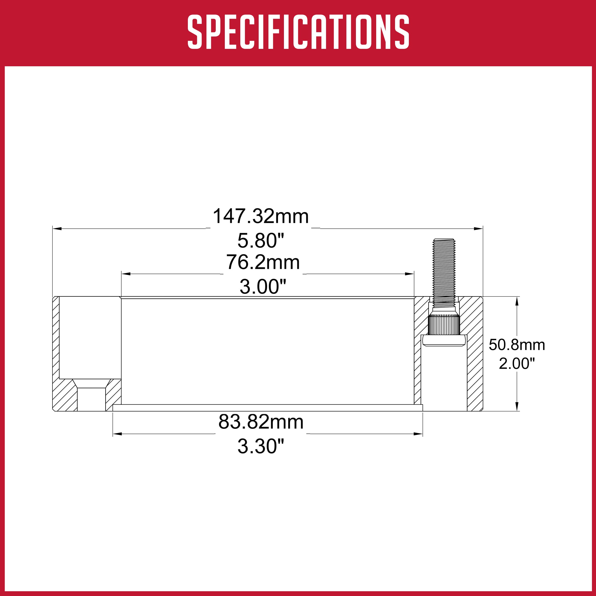 4Pcs ATV/UTV Wheel Spacers 4x110mm 2