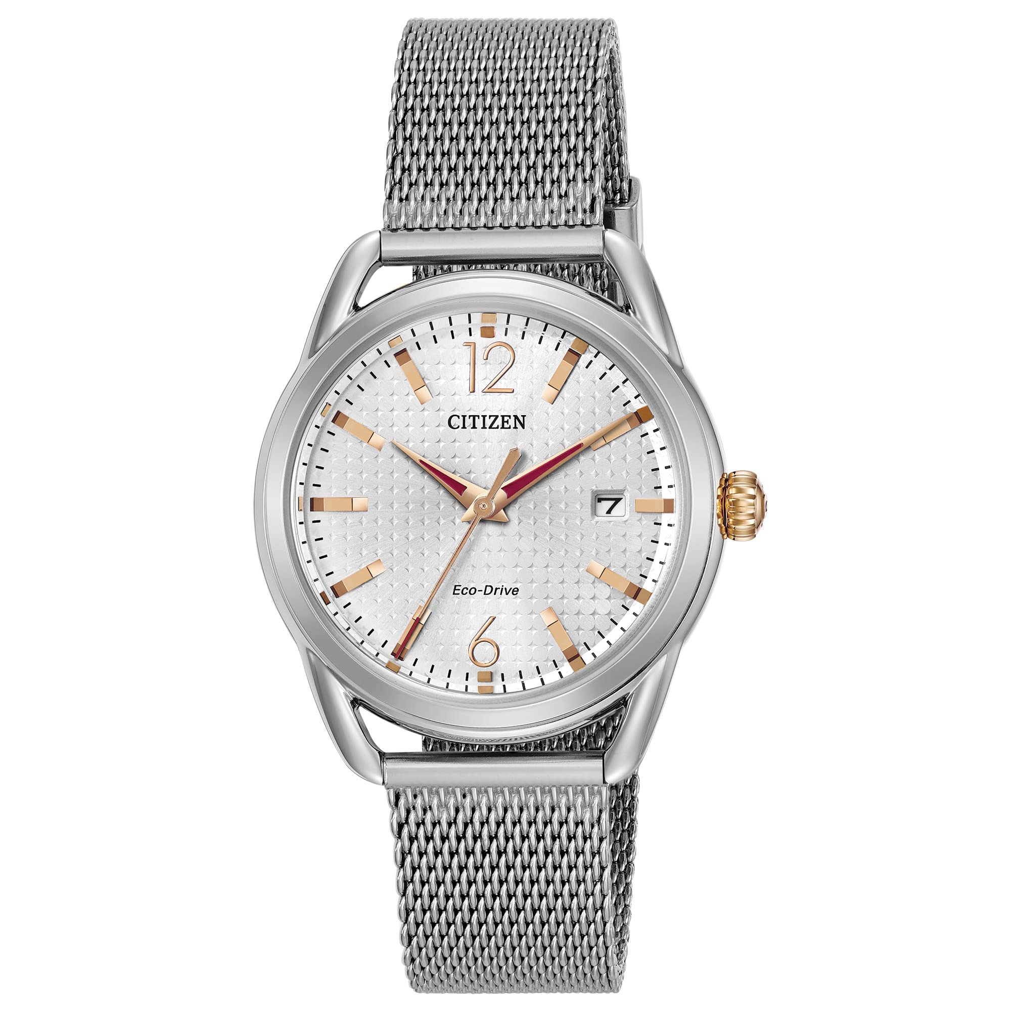 Citizen Eco-Drive Women's Stainless Steel Watch - Solar Powered, Water Resistant, Elegant Casual Timepiece for Office, Daily Wear & Gift Giving