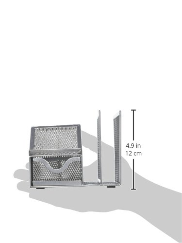 Mesh Silver Office Manager Desk Organizer - Modern Office Supplies for Workspace & Home Office Organization