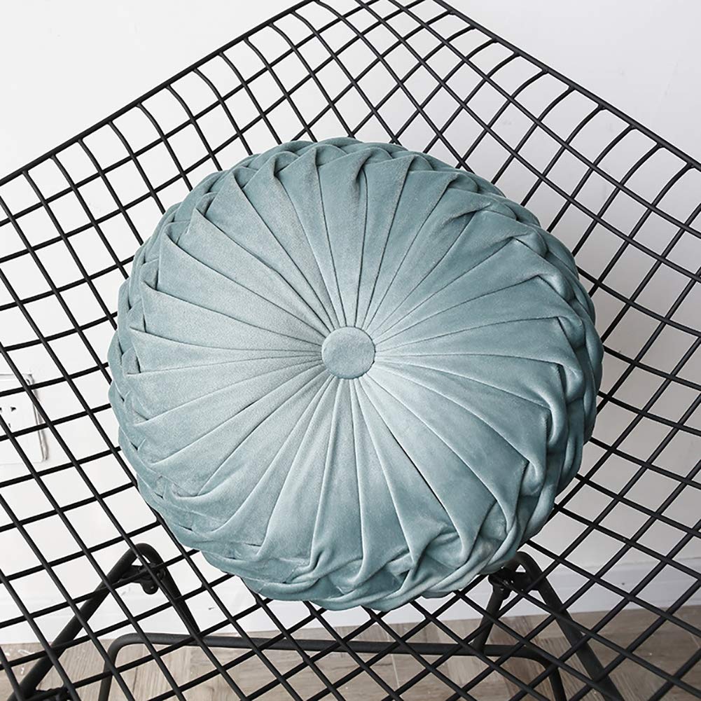 TALSOFA Round Plush Pumpkin Cushions - Soft Pleated Throw Pillows for Sofa, Chair, Bed & Car Decor | Home Decorative Scatter Cushions for Fall & Thanksgiving Season | Perfect for Living Room, Nursery & Seasonal Home Decor