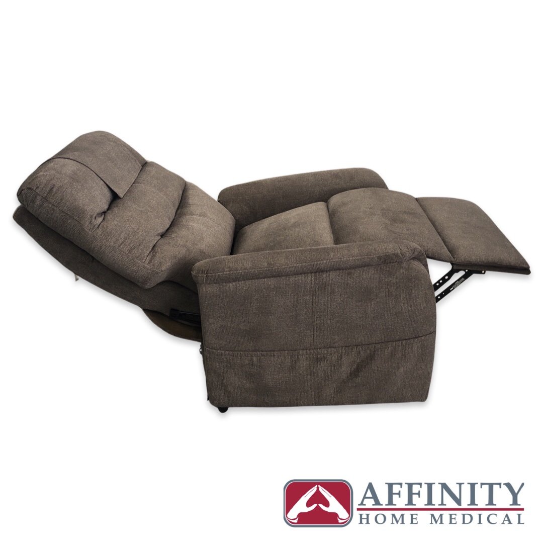 ELARA PR 118 3-Position Lift Chair Recliner - Elk Fabric - Power Lift Assist for Elderly & Mobility Issues - Perfect for Living Room, Bedroom & Recovery Use