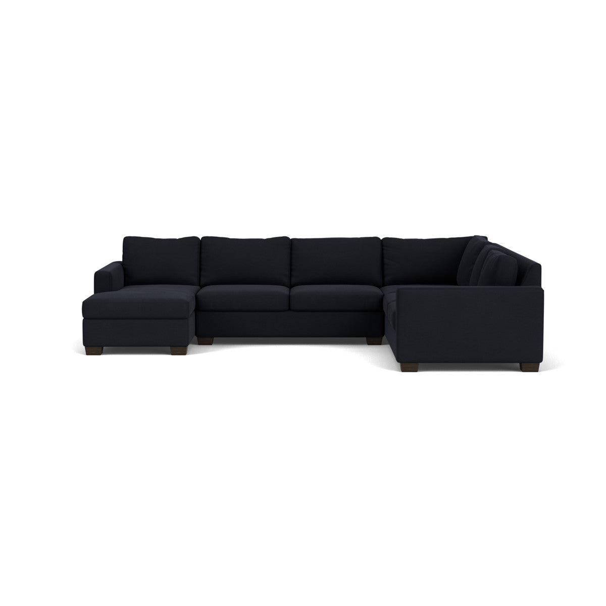 Track 141 Corner Sectional Sofa with Left Chaise - Modern L-Shaped Couch for Living Room, Family Room & Home Theater