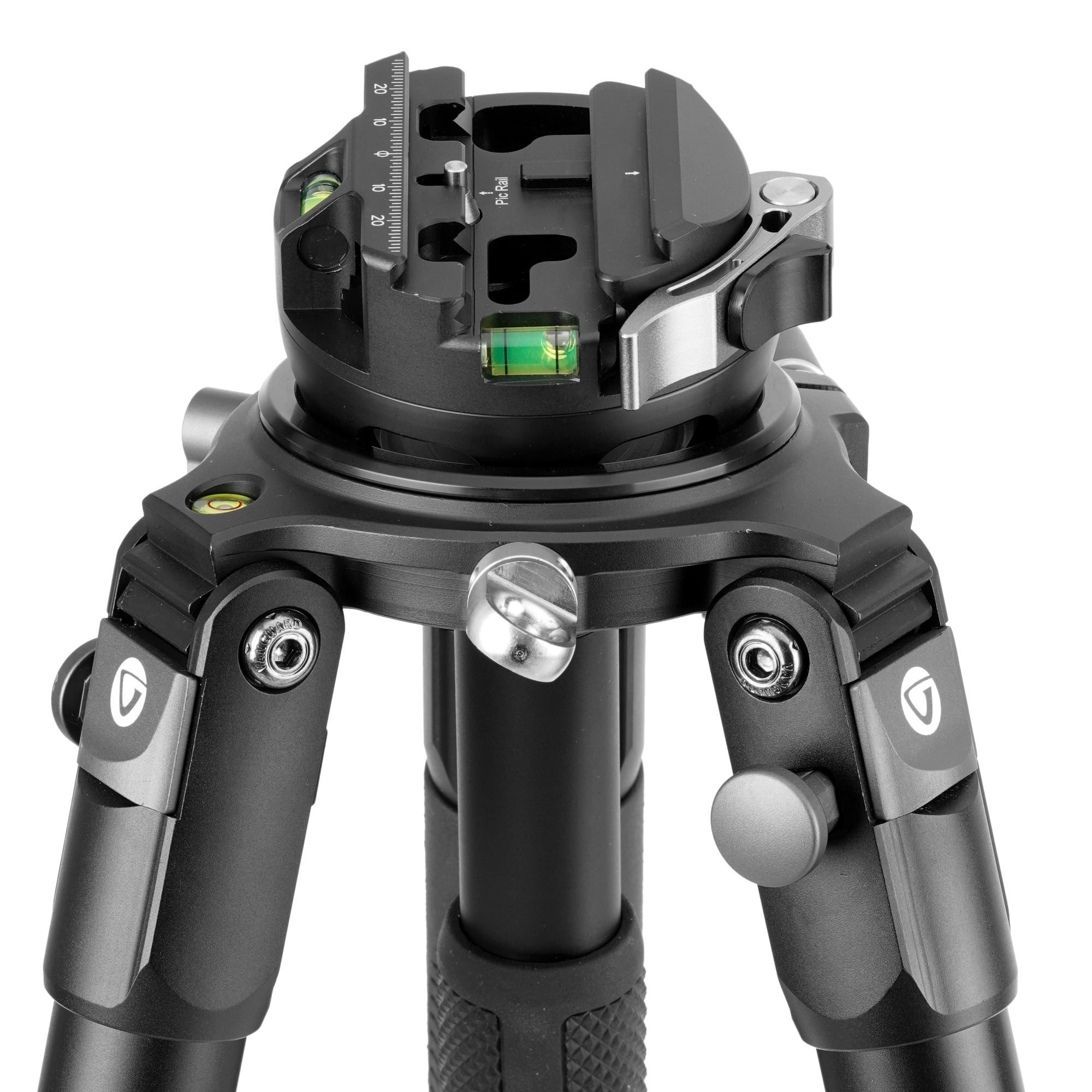 Endeavor RL 303APR Aluminum Shooting Tripod with Arca/Pic Rail Platform - Stable Support for Hunting, Photography & Outdoor Adventures