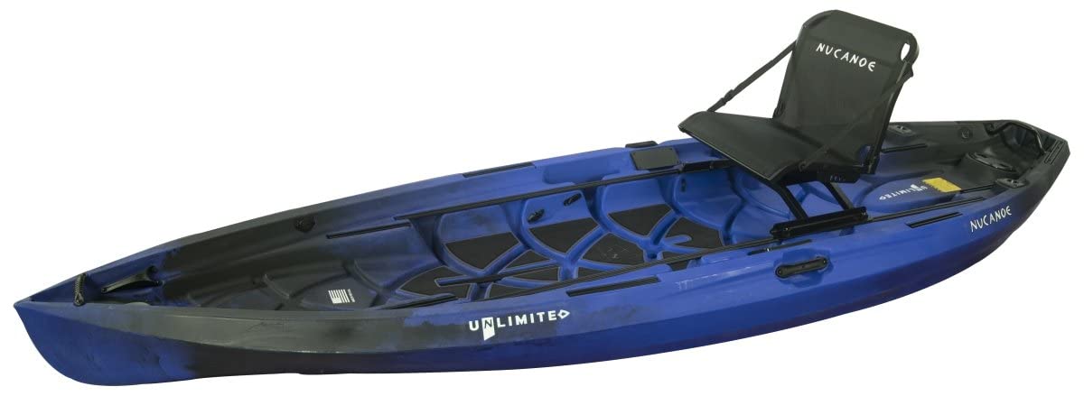 NuCanoe Unlimited Fishing Kayak with Fusion 360 Seat - Stable & Comfortable Fishing Kayak for Lakes, Rivers & Ocean | Perfect for Anglers & Outdoor Adventures