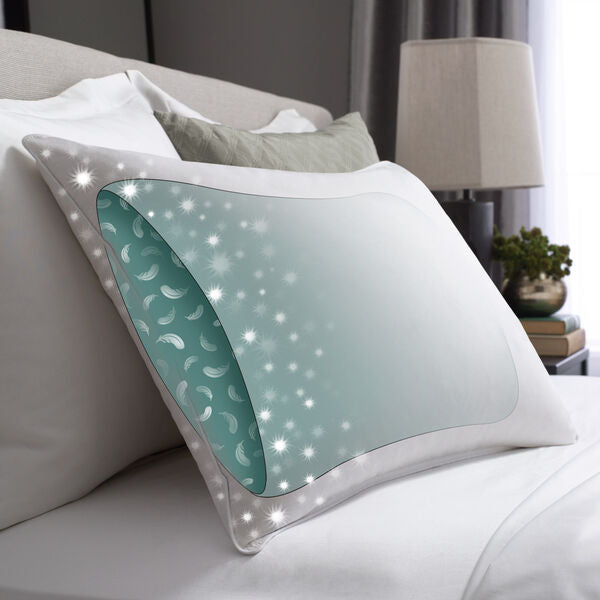 Pacific Coast Feather Double Touch of Down Pillow - Ultra Soft Hypoallergenic Luxury Bed Pillow for Side, Back & Stomach Sleepers - Perfect for Home, Hotel & Travel Use
