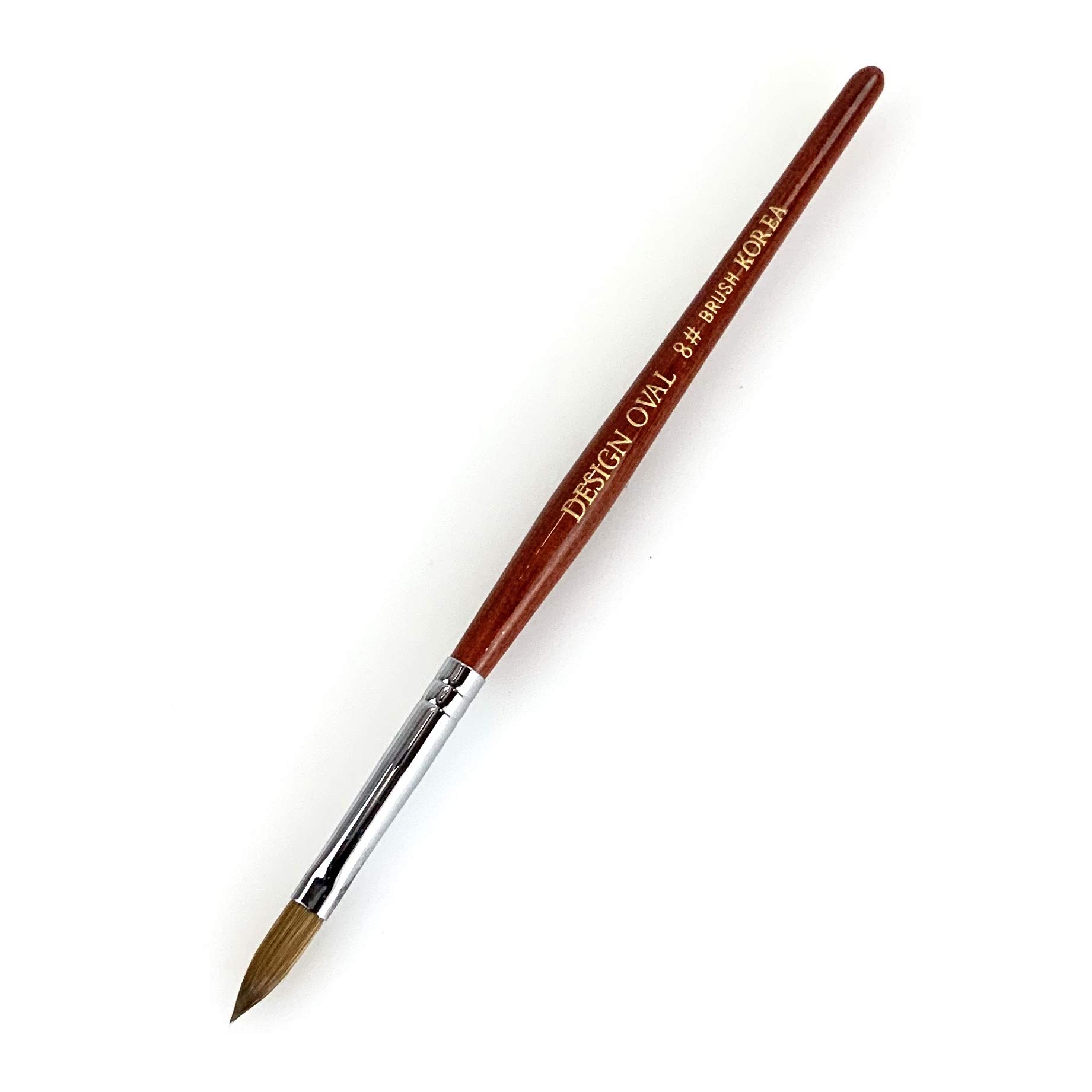 Kolinsky Acrylic Nail Brush Size 8 - Professional Manicure & Nail Art Tool