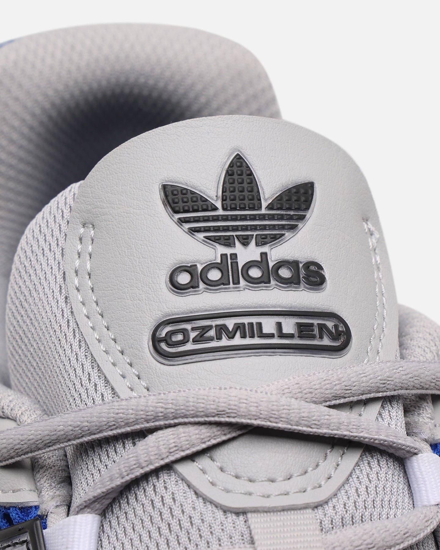 Adidas Ozmillen Grey/Blue Running Shoes - Men's Lightweight Sneakers for Jogging, Gym & Casual Wear | Perfect for Workouts, Training & Everyday Comfort