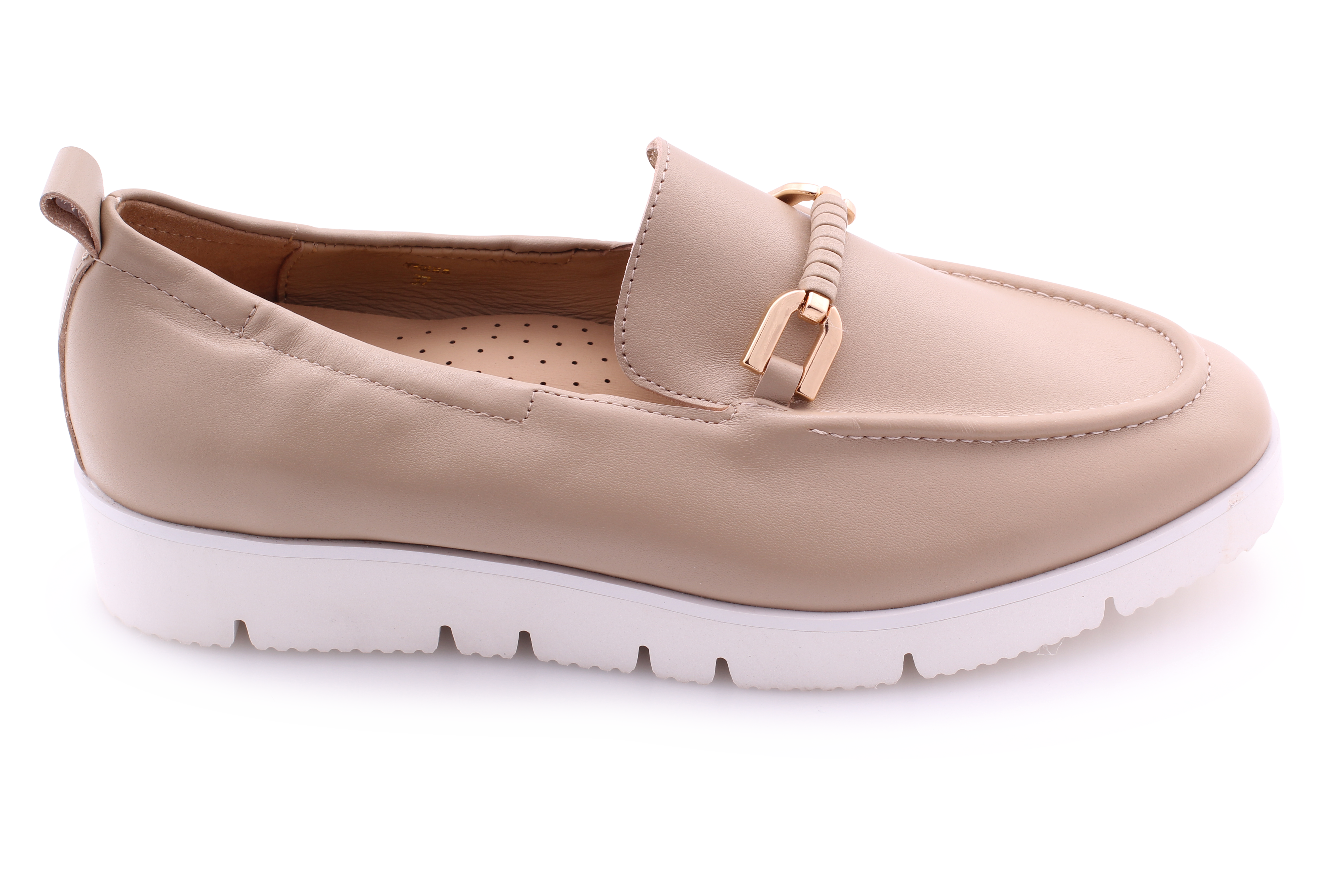 Beige Leather