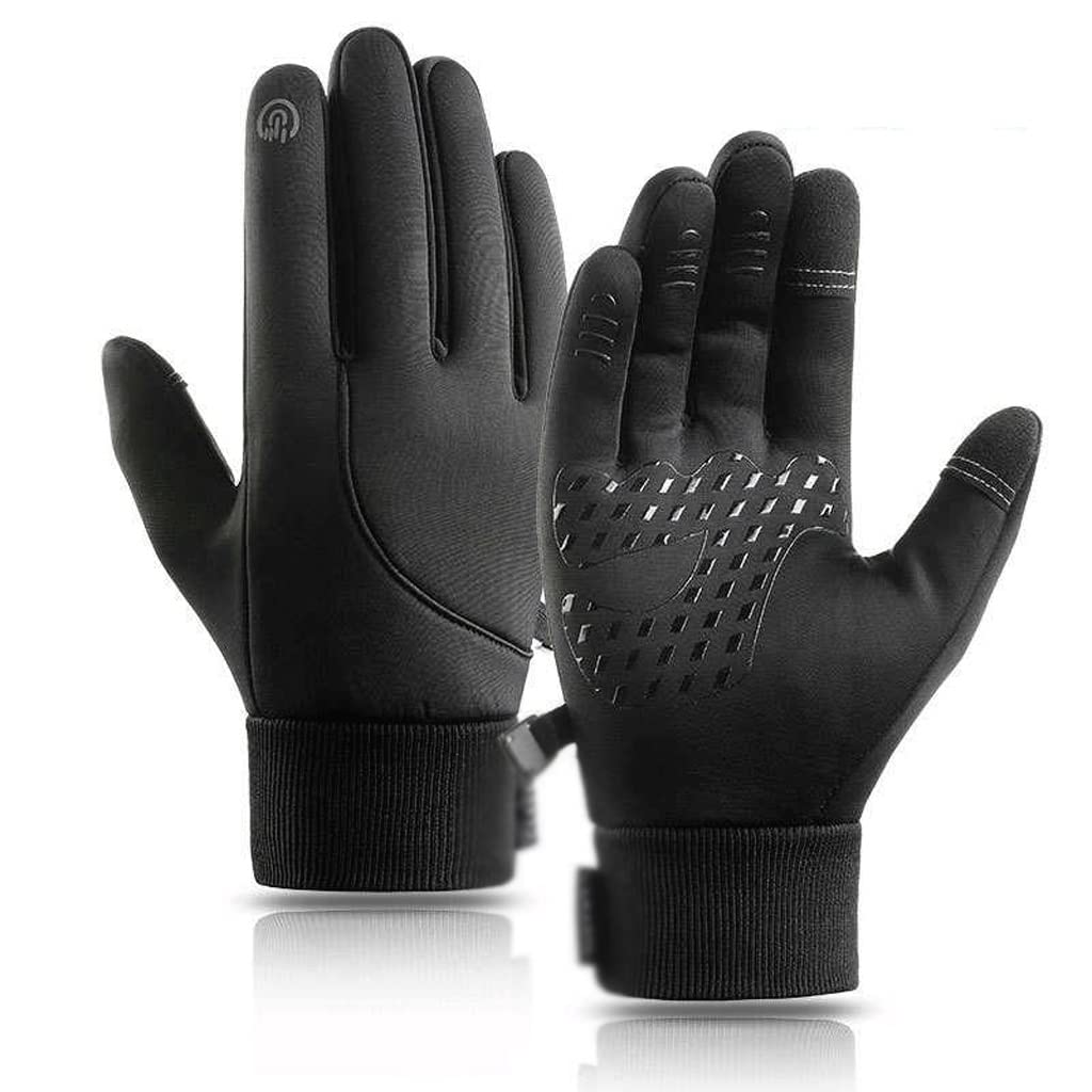 **Winter Touch Screen Cycling Gloves - Windproof & Thermal Gloves for Outdoor Riding, Motorcycle, Skiing - Color A, Size M - Perfect for Cold Weather Commuting & Adventure Sports**