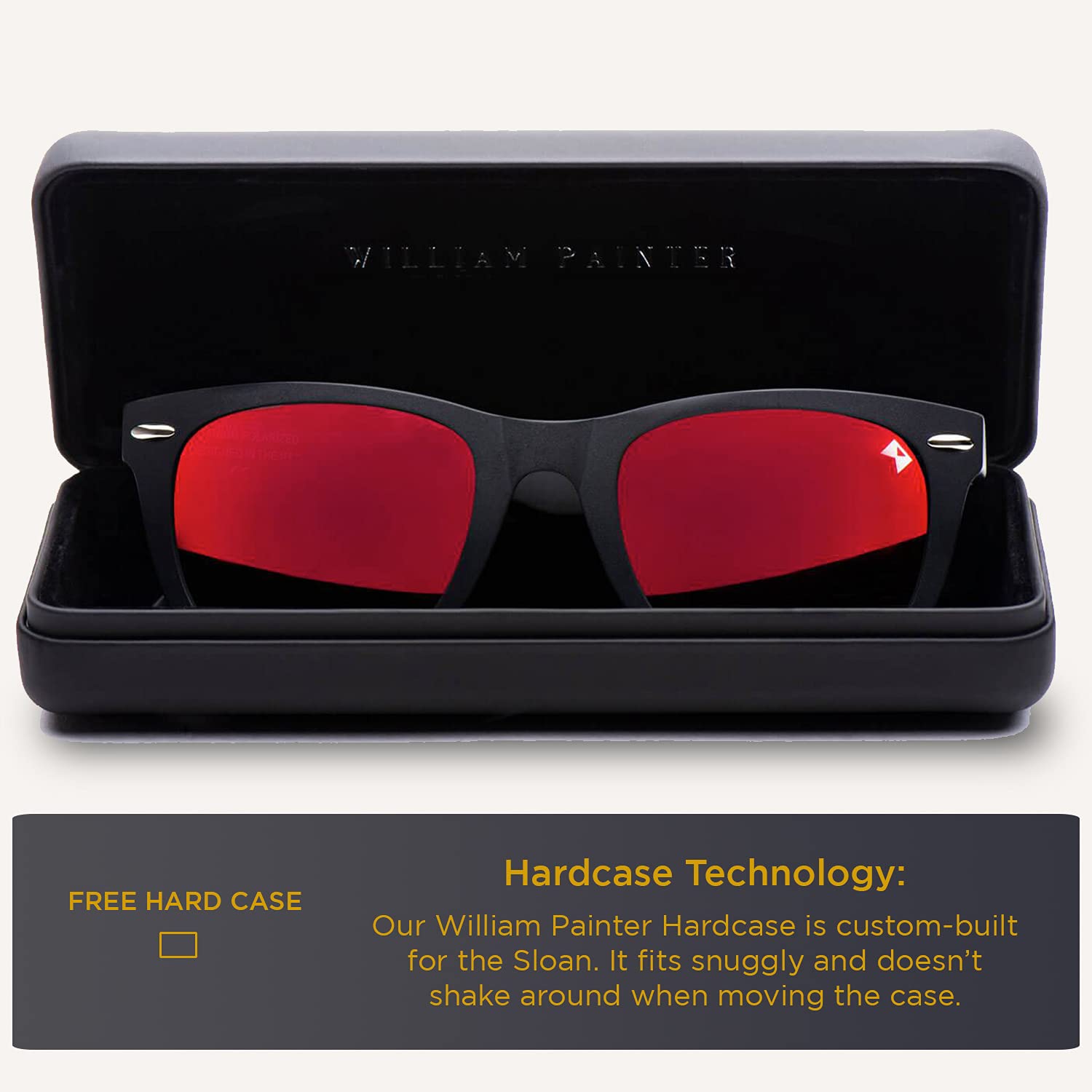 William Painter The Sloan Titanium Polarized Sunglasses for Men & Women – UV Protection, Lightweight & Durable – Perfect for Driving, Fishing & Outdoor Adventures
