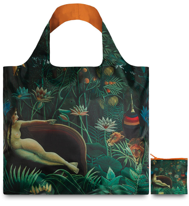 LOQI Tote Bag MUSEUM Collection © MoMA New York - Reusable Shopping Bag with Art Design, Lightweight & Durable for Groceries, Travel, Work & Daily Use