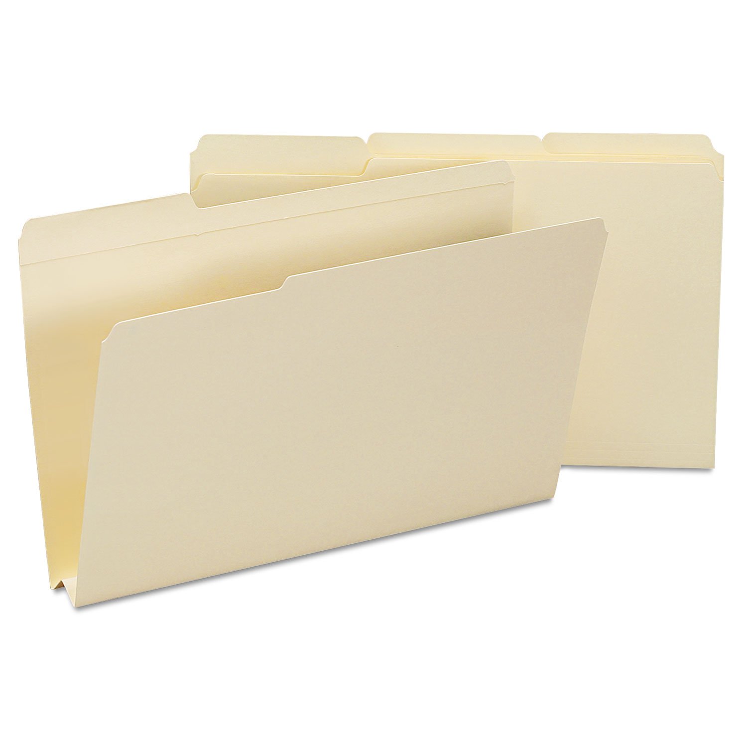 Smead 15405 Manila Expansion File Folders - Letter Size, 1/5 Cut Tabs, 100% Recycled Paper - Perfect for Office Organization, Document Storage & Filing Systems