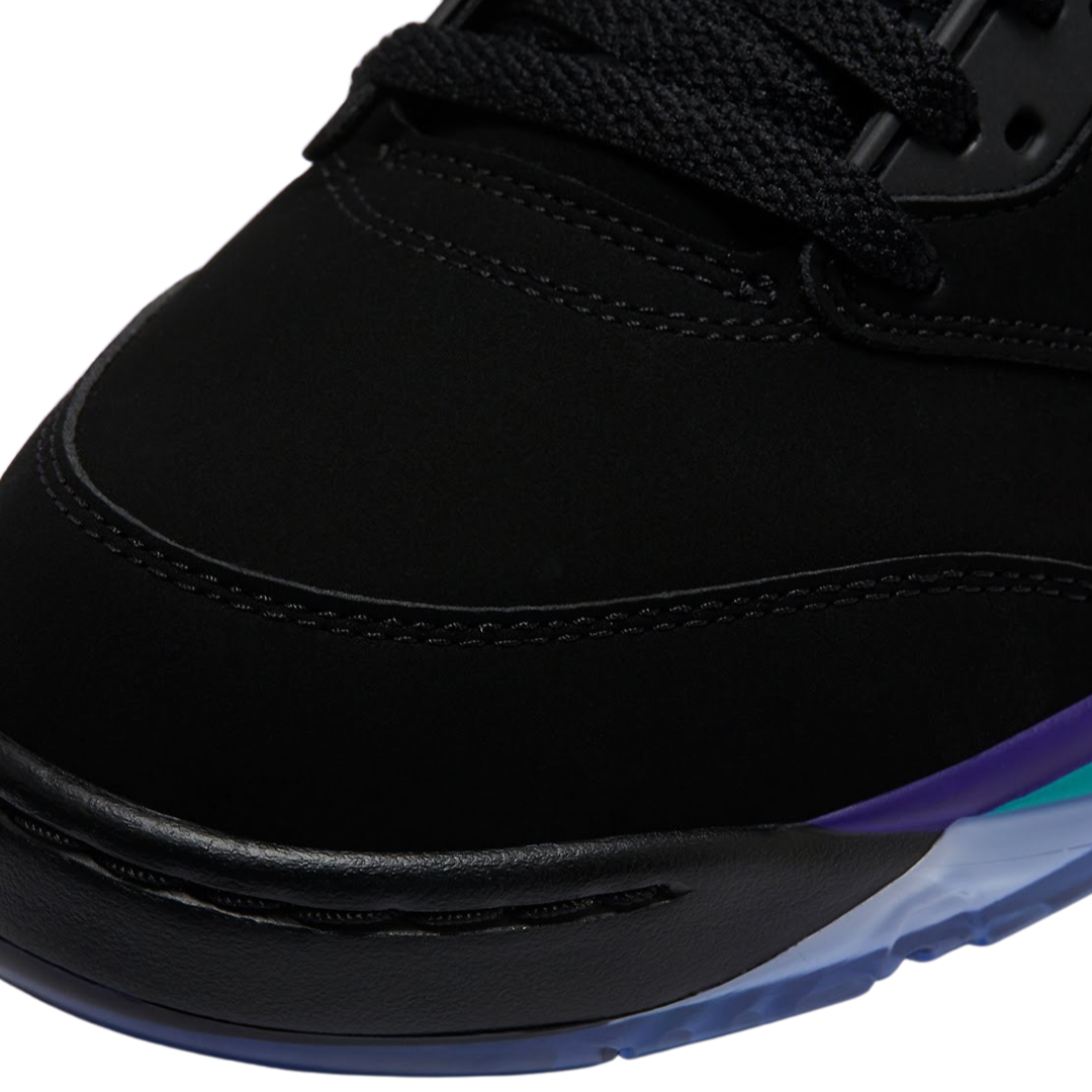 Air Jordan 5 Retro Golf Shoes - Black Ice Emerald Colorway - Men's Basketball Sneakers for Golf & Casual Wear - Perfect for Golf Courses & Street Style Fashion