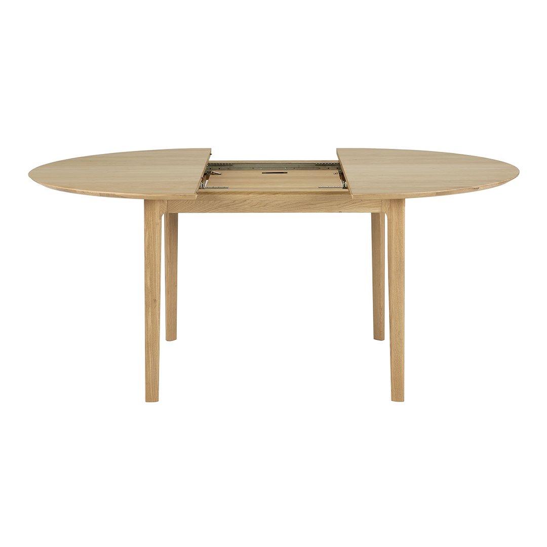 Extendable Round Dining Table for Small Spaces | Expandable Kitchen Table for 4-8 People | Perfect for Apartments, Breakfast Nooks & Family Gatherings