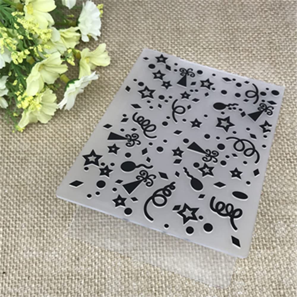 Novaking Plastic Embossing Folders for Scrapbooking - Holiday Card Making, Album Decorations & Paper Crafting - DIY Gift Wrapping & Party Decor Supplies