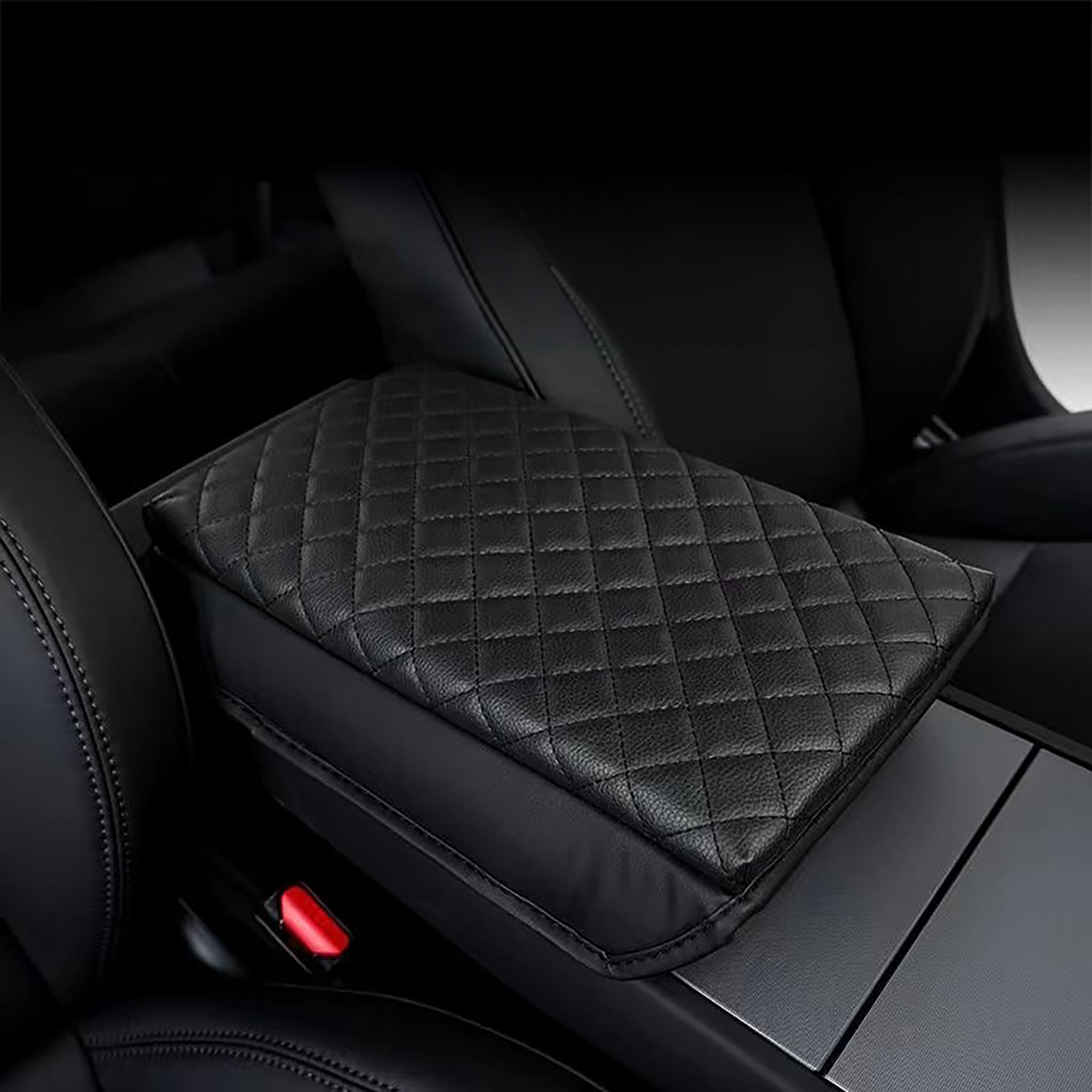 Premium Armrest Cover Cushion for Tesla Model 3 (2024+ Highland Edition) - Soft Comfort Upgrade for Long Drives & Road Trips