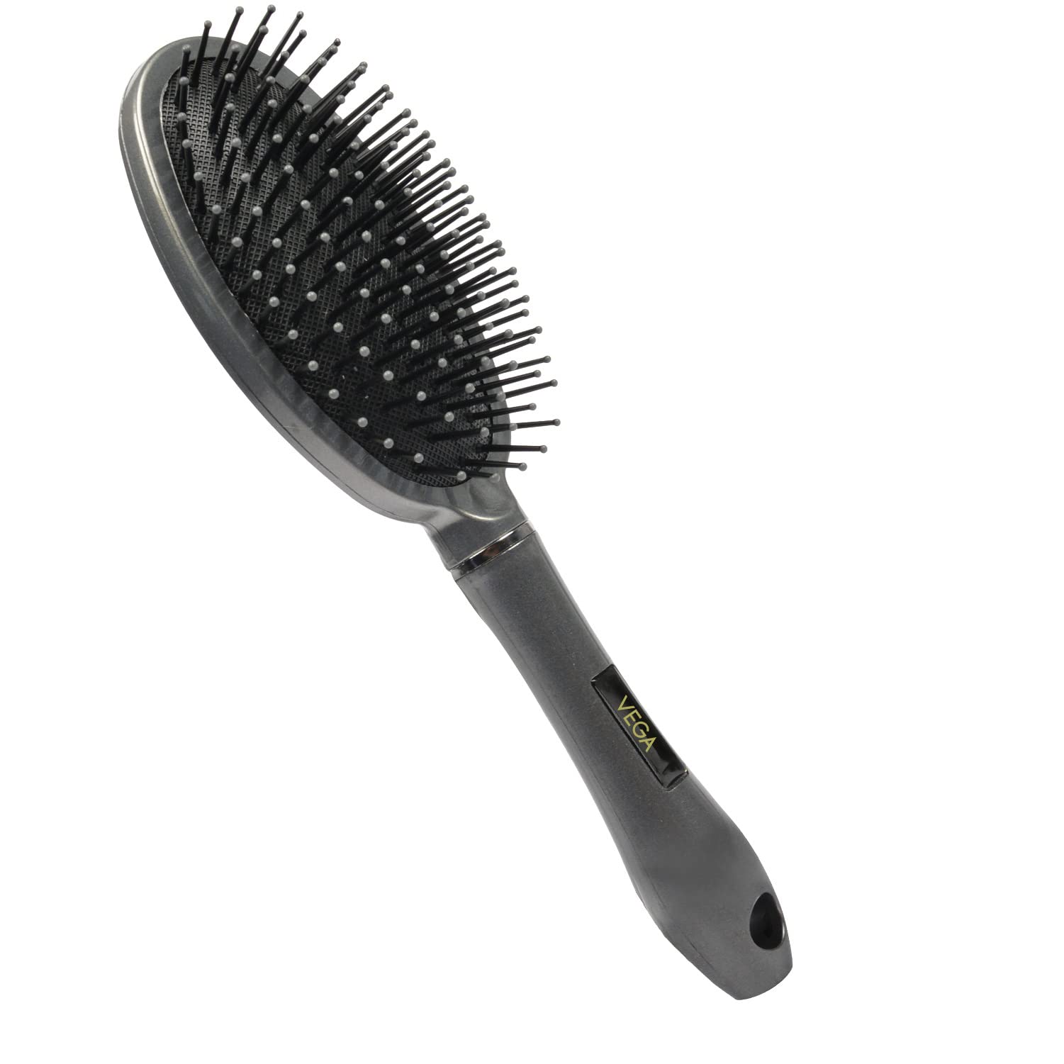 VEGA Cushioned Hair Brush for Healthy Hair Growth - Detangling & Styling Brush for Women & Men - Perfect for Daily Hair Care & Salon Styling at Home