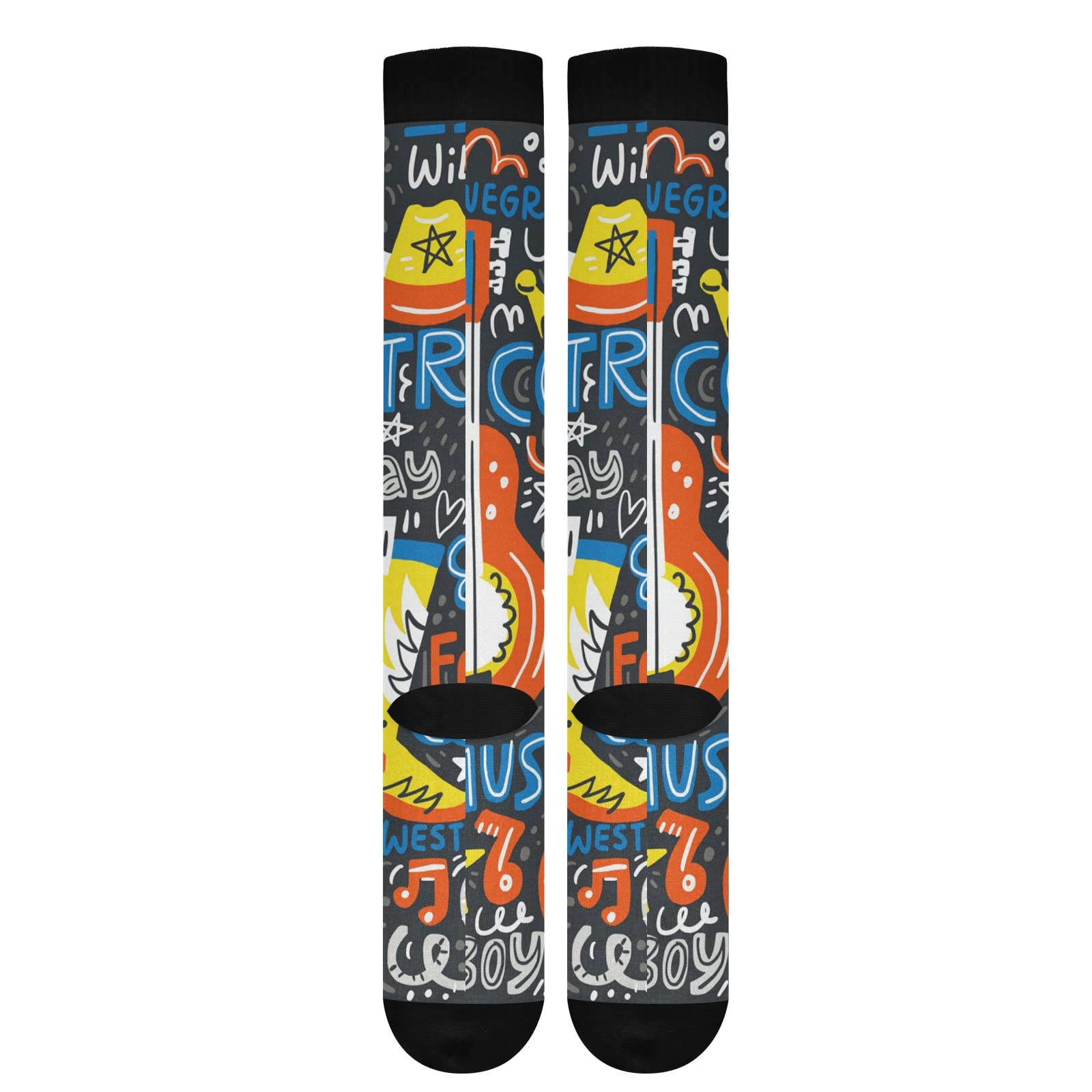 BGXW Compression Socks for Women & Men - 20-30mmHg Graduated Support Knee High Socks for Circulation, Travel & Running - 1 Pair Pack - Perfect for Nurses, Athletes and Long Flight Travelers