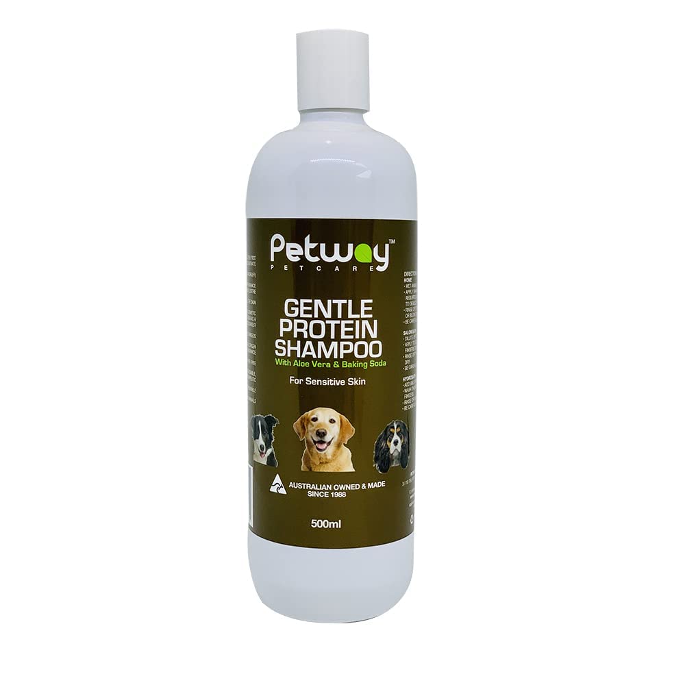 Gentle Protein Pet Shampoo & Conditioner Set for Dogs & Cats - Hypoallergenic, Moisturizing & Soothing - Perfect for Bath Time & Grooming at Home