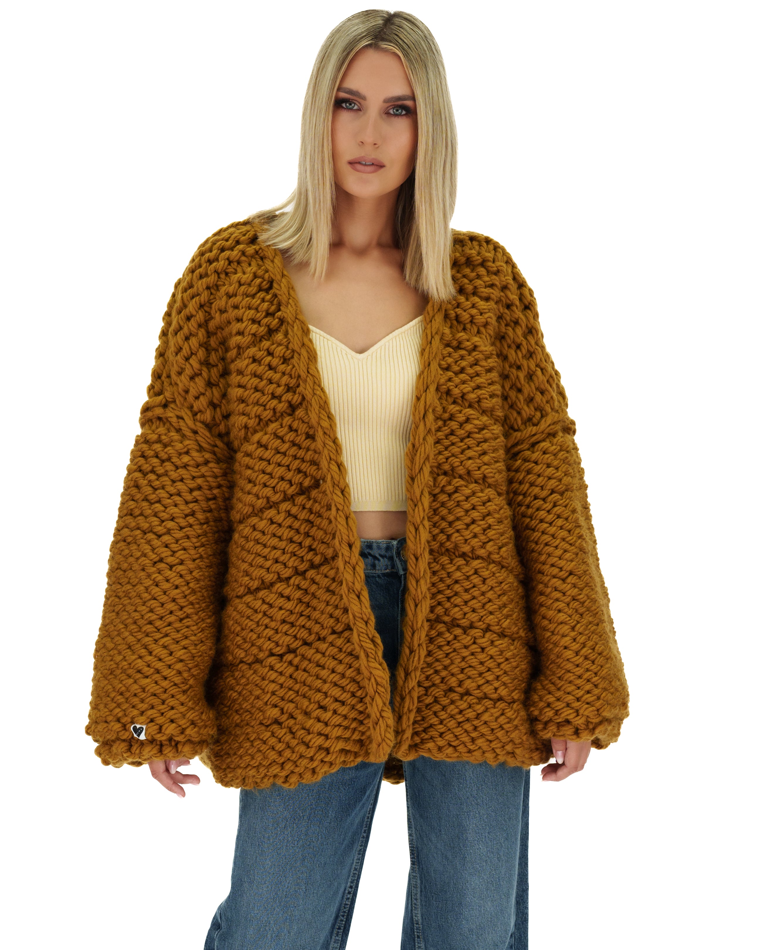 Cozy Lana Chunky Knit Cardigan for Women - Soft Oversized Sweater for Fall & Winter - Perfect for Layering, Lounging & Casual Outfits