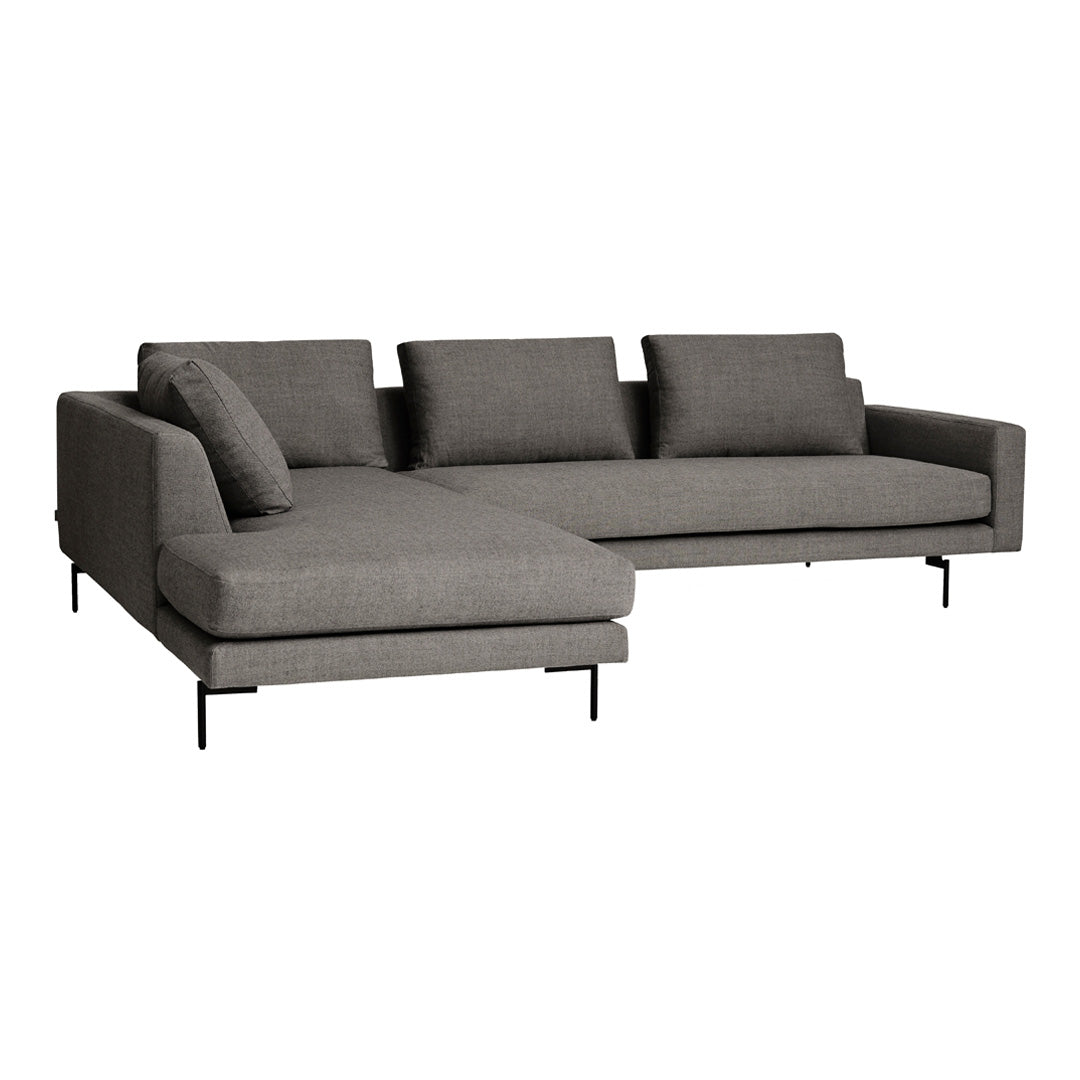 Edge V2 Modular Sofa Set - 8-Piece Customizable Sectional Couch for Living Room, Lounge & Office - Modern L-Shaped Sofa with Reversible Chaise & Ottoman