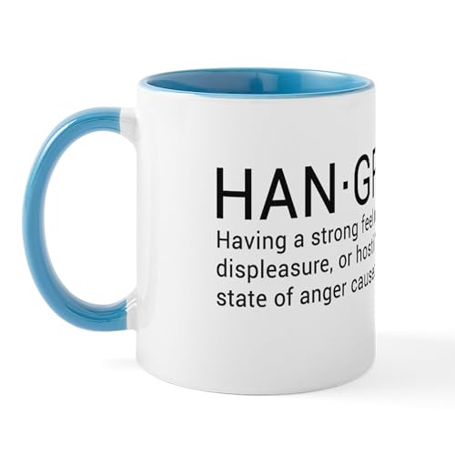 White/Blue Inside - Hangry Mug