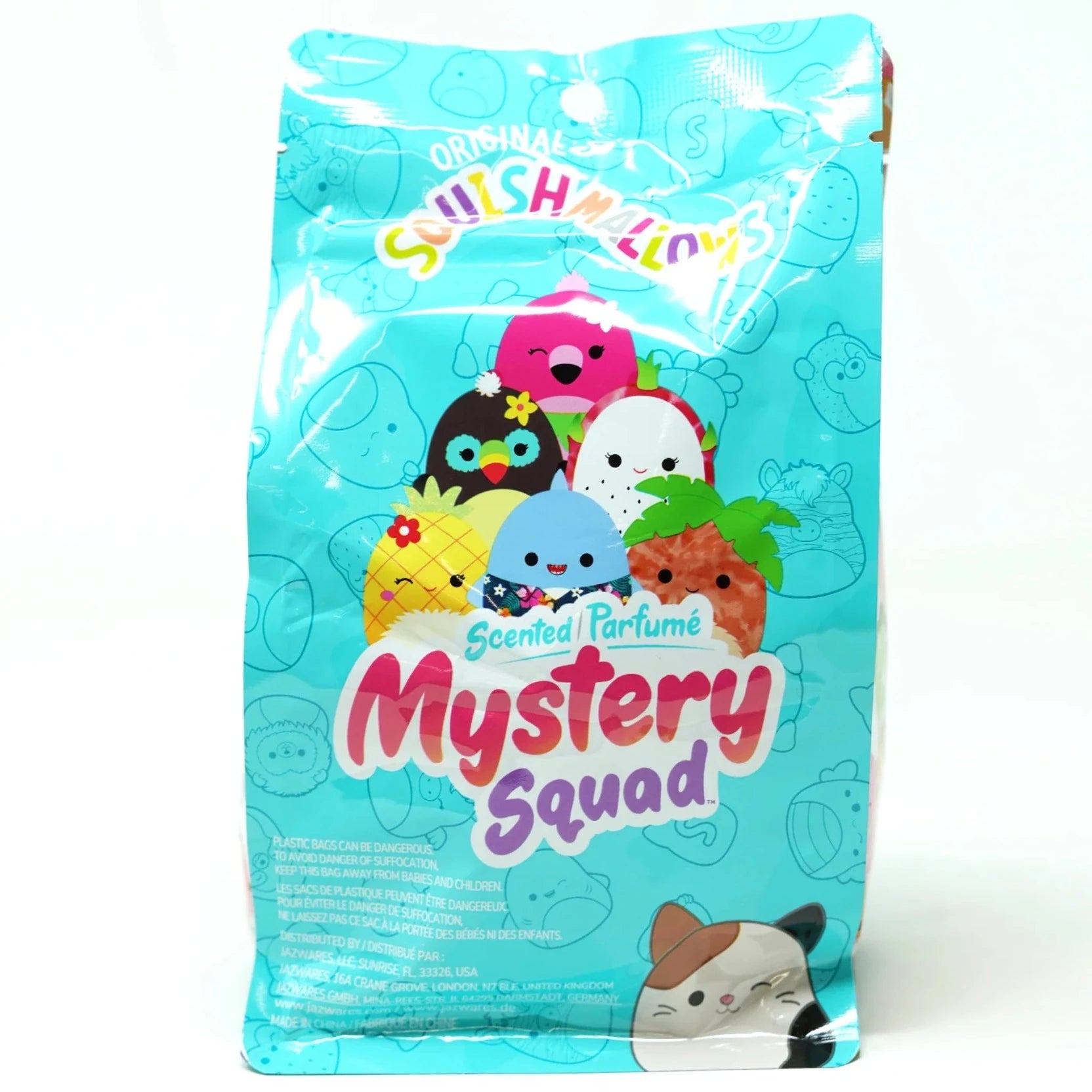 5 Pack Tropical Squishmallows Scented Plush Mystery Squad - Cute Collectible Stuffed Animals for Kids, Gifts & Room Decor | Birthday Party Favors, Stress Relief Toys & Cuddly Companions