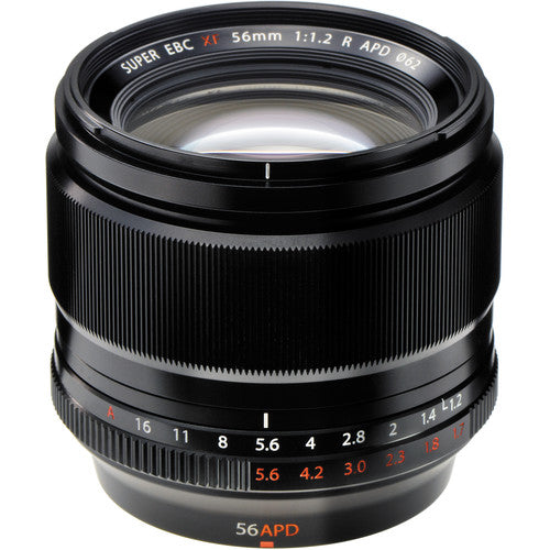 FUJIFILM XF 56mm f/1.2 R APD Portrait Lens for Fuji X-Mount Cameras - Perfect for Professional Photography, Bokeh Effects & Low Light Shooting