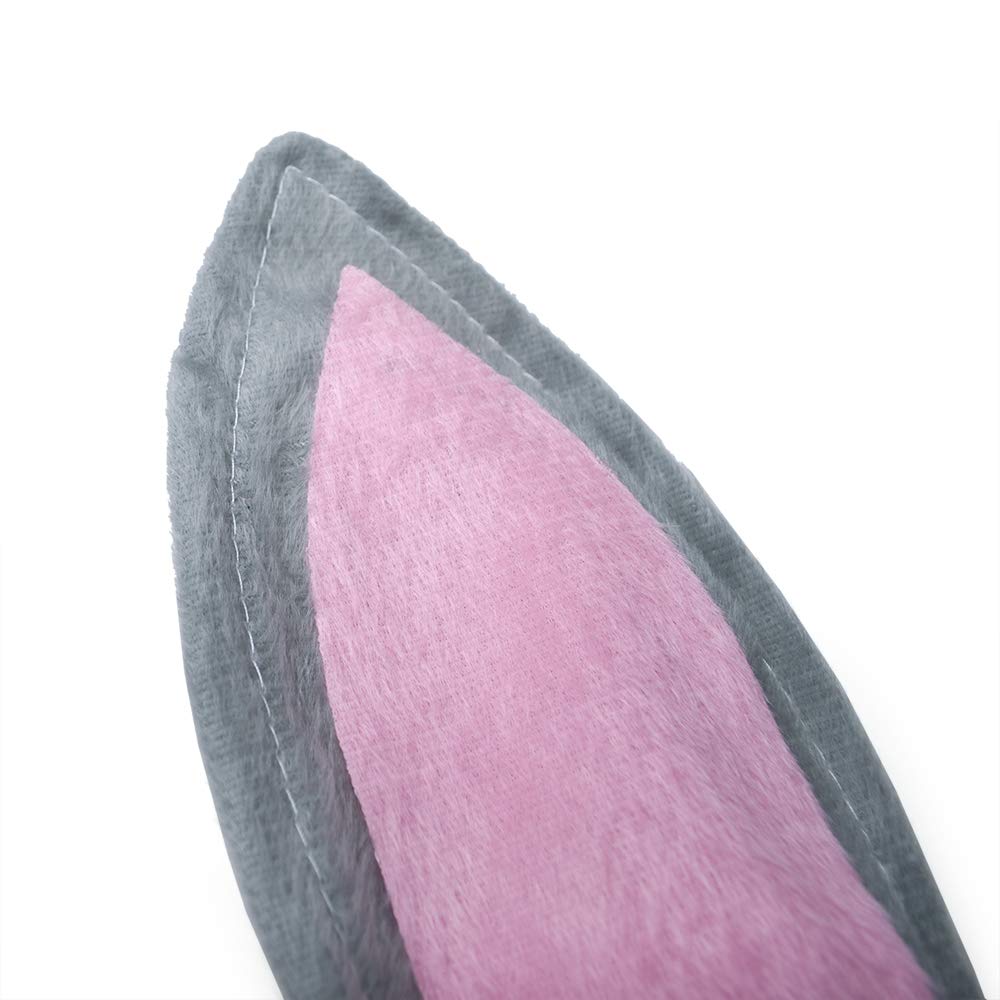 TopTie Easter Bunny Ears Headbands & Christmas Rabbit Ears Costume - Cute Animal Headwear for Adults & Kids - Perfect for Cosplay, Festivals, Parties & Holiday Celebrations