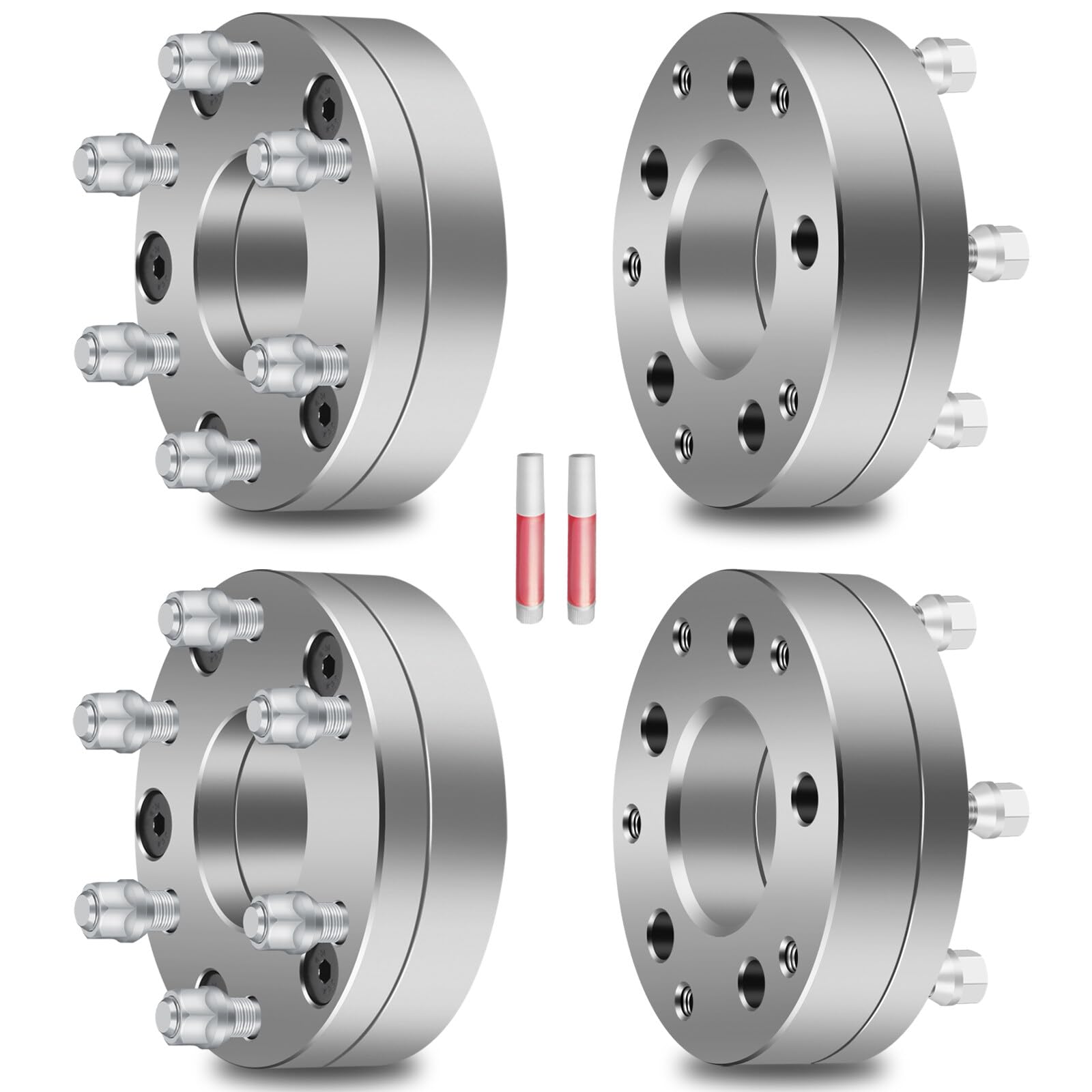 SCITOO 4X 5x5 to 6x5.5 Wheel Spacers Adapters 6 Lug 14x1.5 78.1mm 2