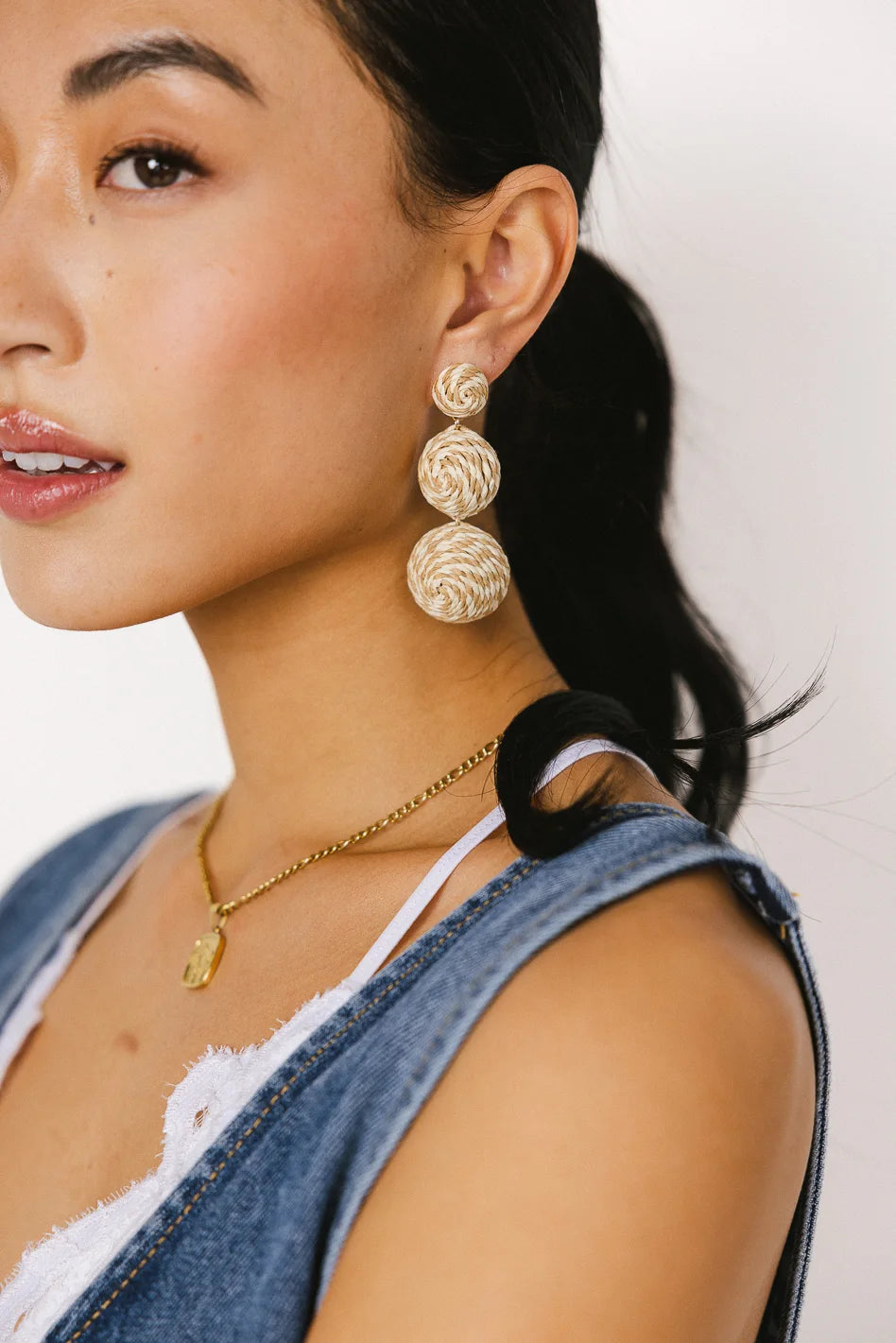 Stylish Mora Two Tone Earrings for Women - Fashion Jewelry Gift for Her - Perfect for Parties, Weddings & Everyday Wear