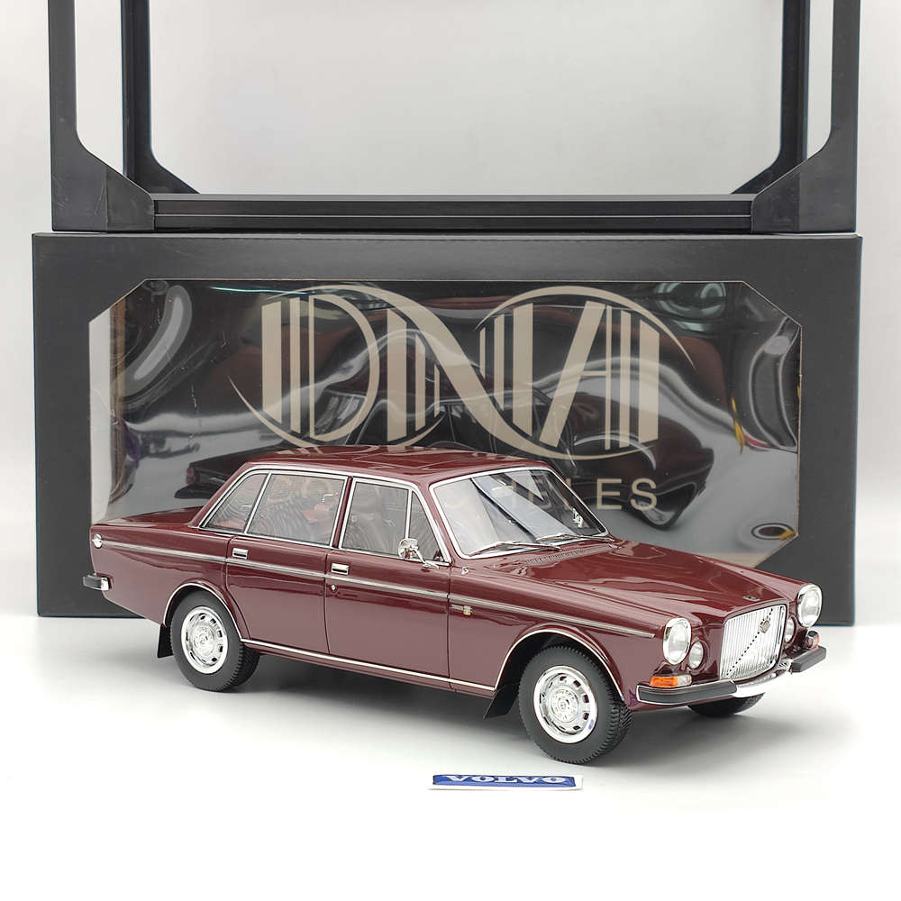 1/18 Scale Volvo 164 E 1972 Limited Edition Resin Model Car - DNA Collectibles DNA000158 - Red Diecast Vehicle for Collectors & Enthusiasts (Perfect for Display, Gifts, and Automotive Collections)