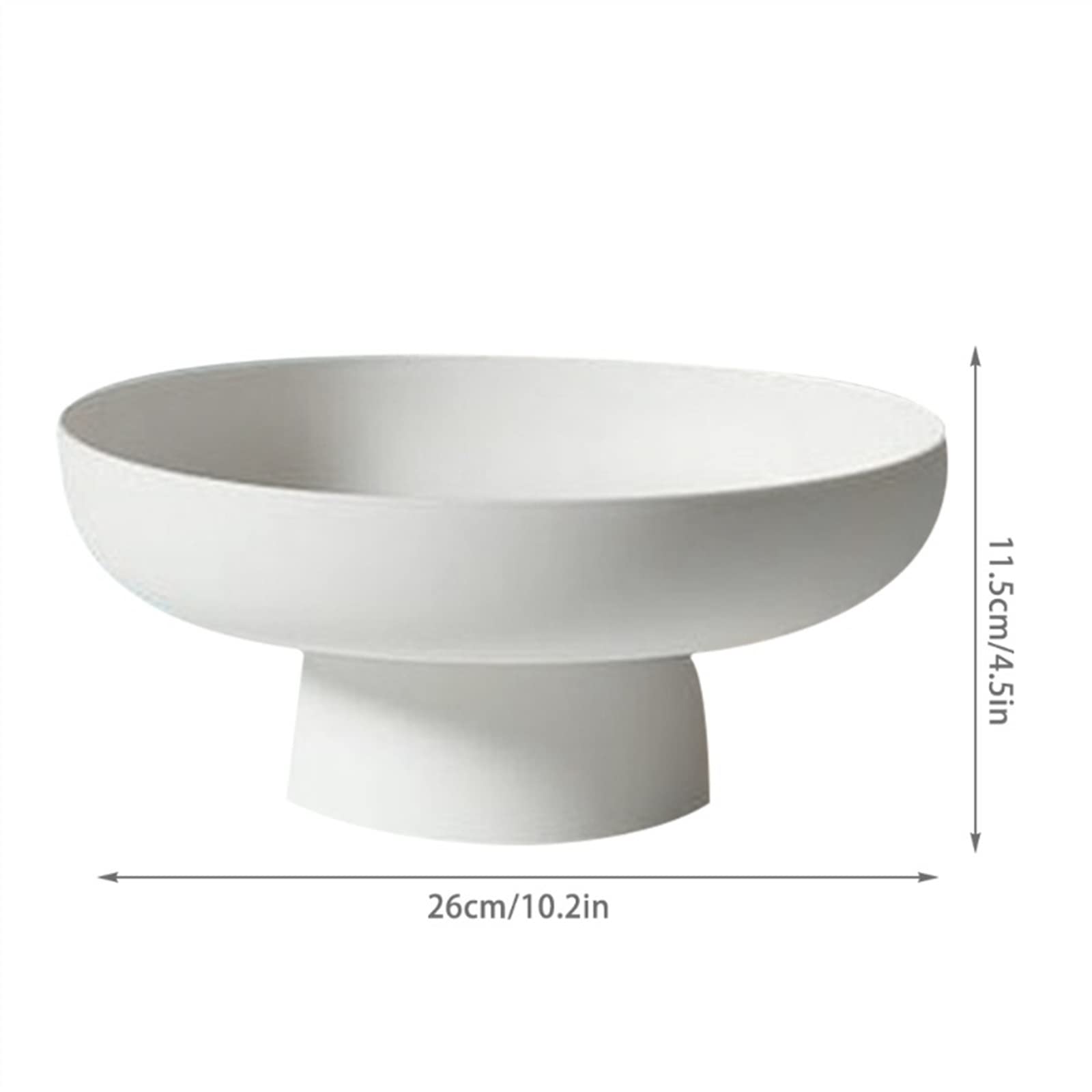 Modern Pink Round Drain Fruit Bowl - Kitchen Countertop & Table Centerpiece, Decorative Home Decor for Fresh Fruits - Perfect for Dining Room, Living Room, or Party Display