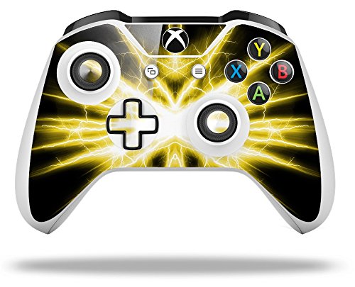 XBOX One S/X Controller Vinyl Skin Wrap - Lightning Yellow for Gaming Protection