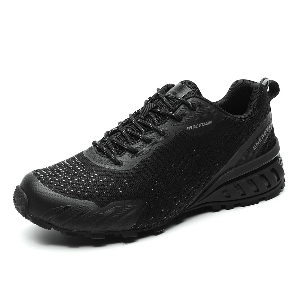 LIULIULIFE Men's Trail Running Shoes - Lightweight, Breathable Hiking & Walking Sneakers for Outdoor Trekking & Cross Training | Perfect for Mountain Trails, Gym Workouts & Daily Wear