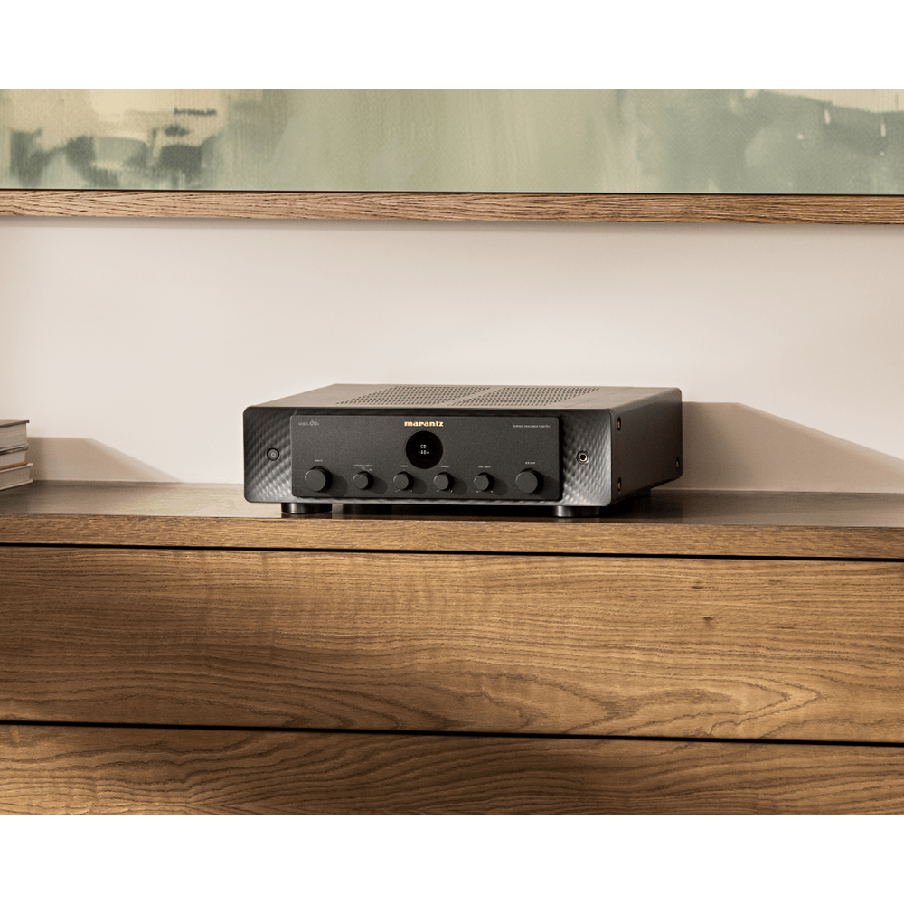 Marantz Model 60n Hi-Fi Network Integrated Amplifier with Streaming - Premium Stereo Audio System for Home Theater & Music Listening