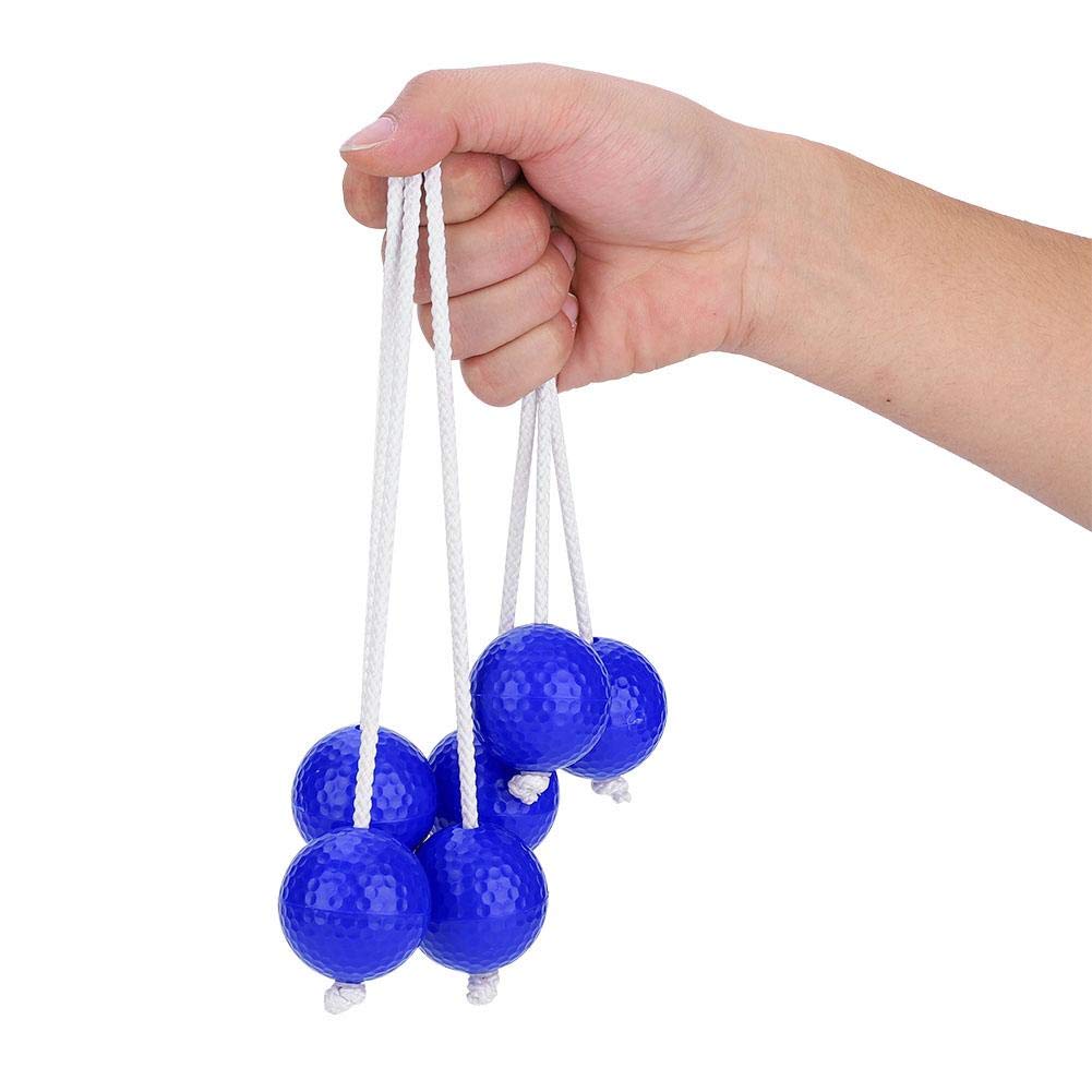 Dioche Ladder Balls Set - 3 Pairs of Toss Bolas with 2 Color Options (Blue) for Outdoor Lawn Games, Backyard Parties & Camping Activities