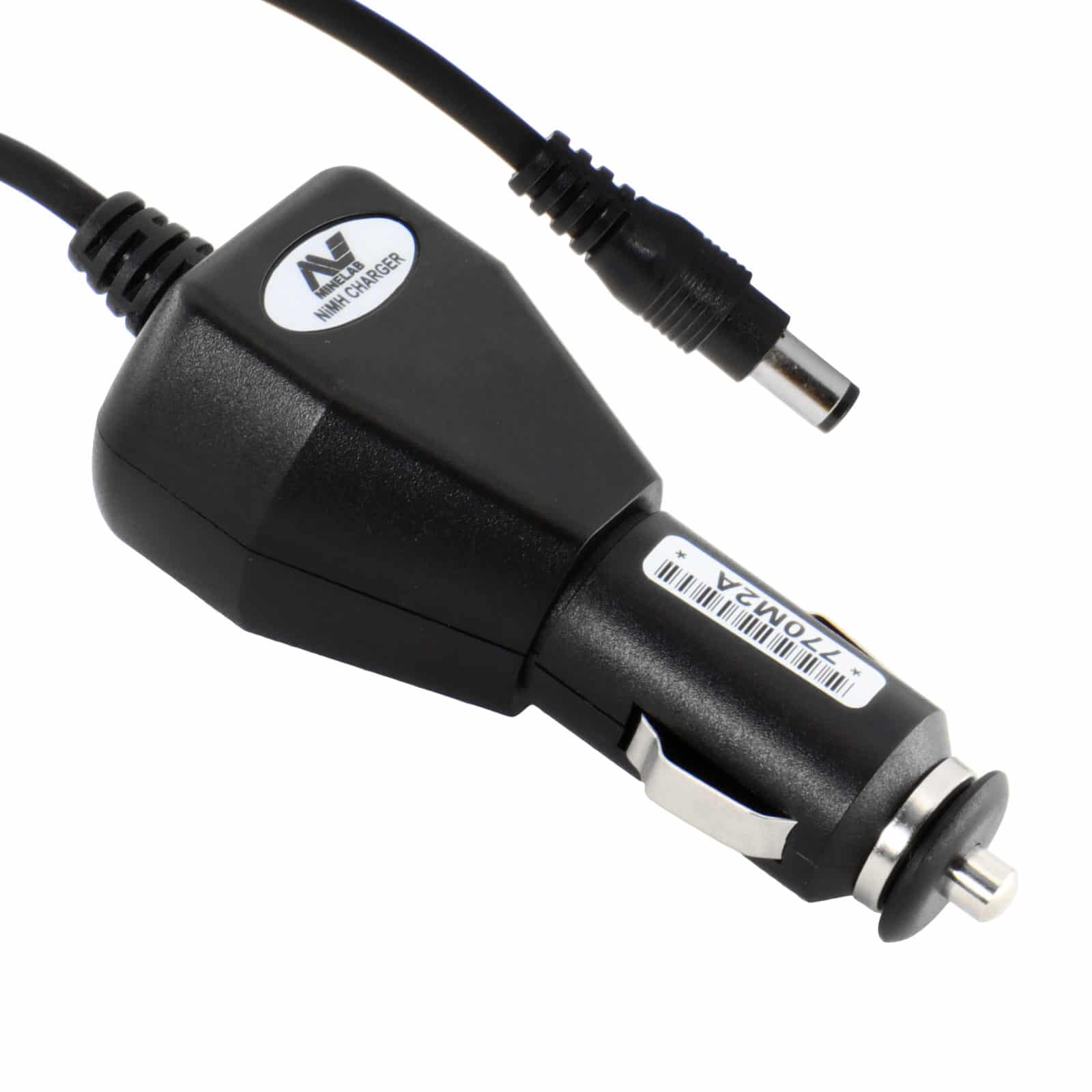 Minelab 12V NiMH/NiCad Battery Car Charger for Metal Detectors - Power Your Treasure Hunting Adventures on the Go