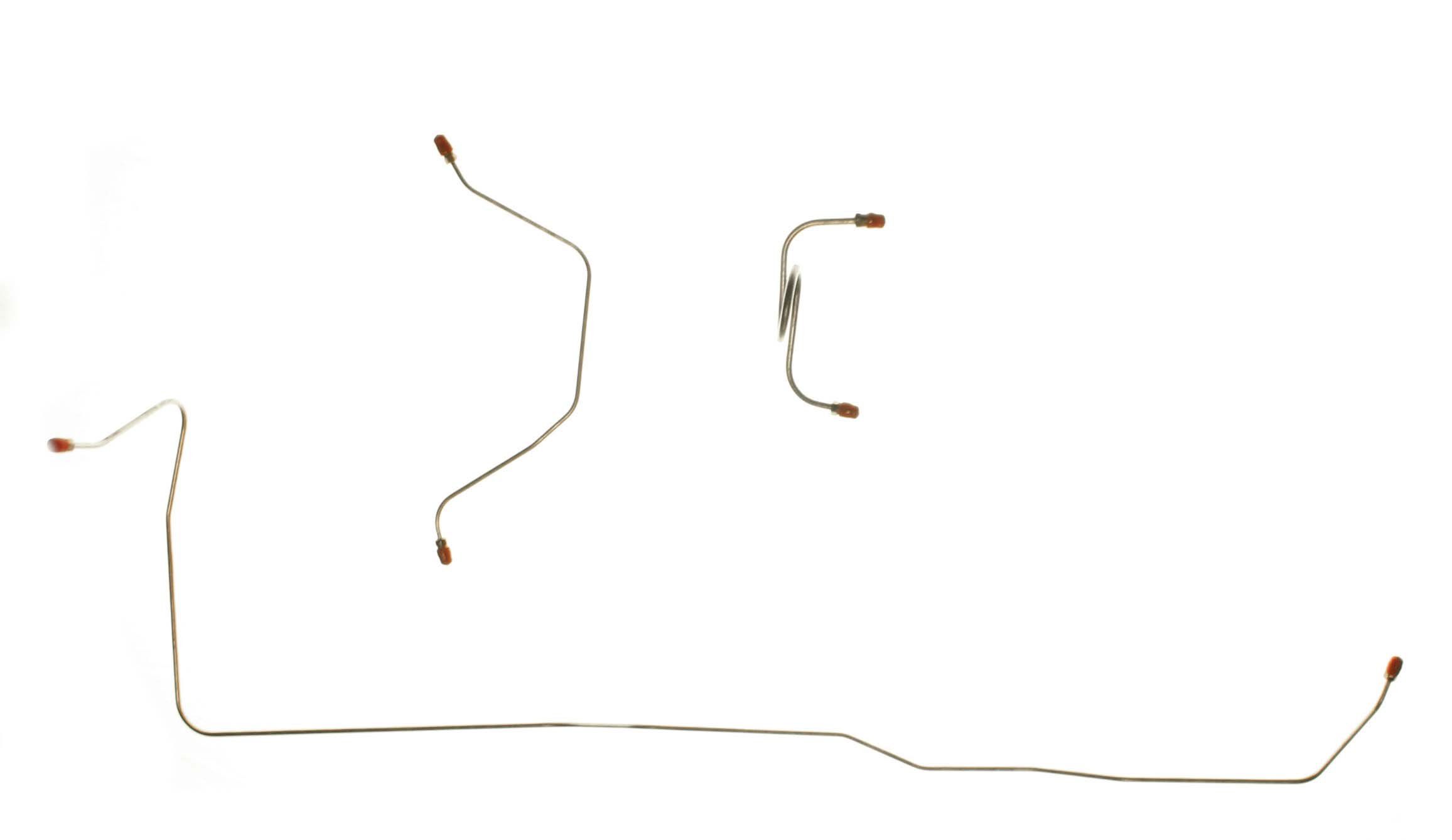 **ZKT6601 Standard Drum Front Brake Line Kit – 3-Piece Set for Reliable Braking Performance | Perfect for Car, Truck & SUV Brake System Repairs**