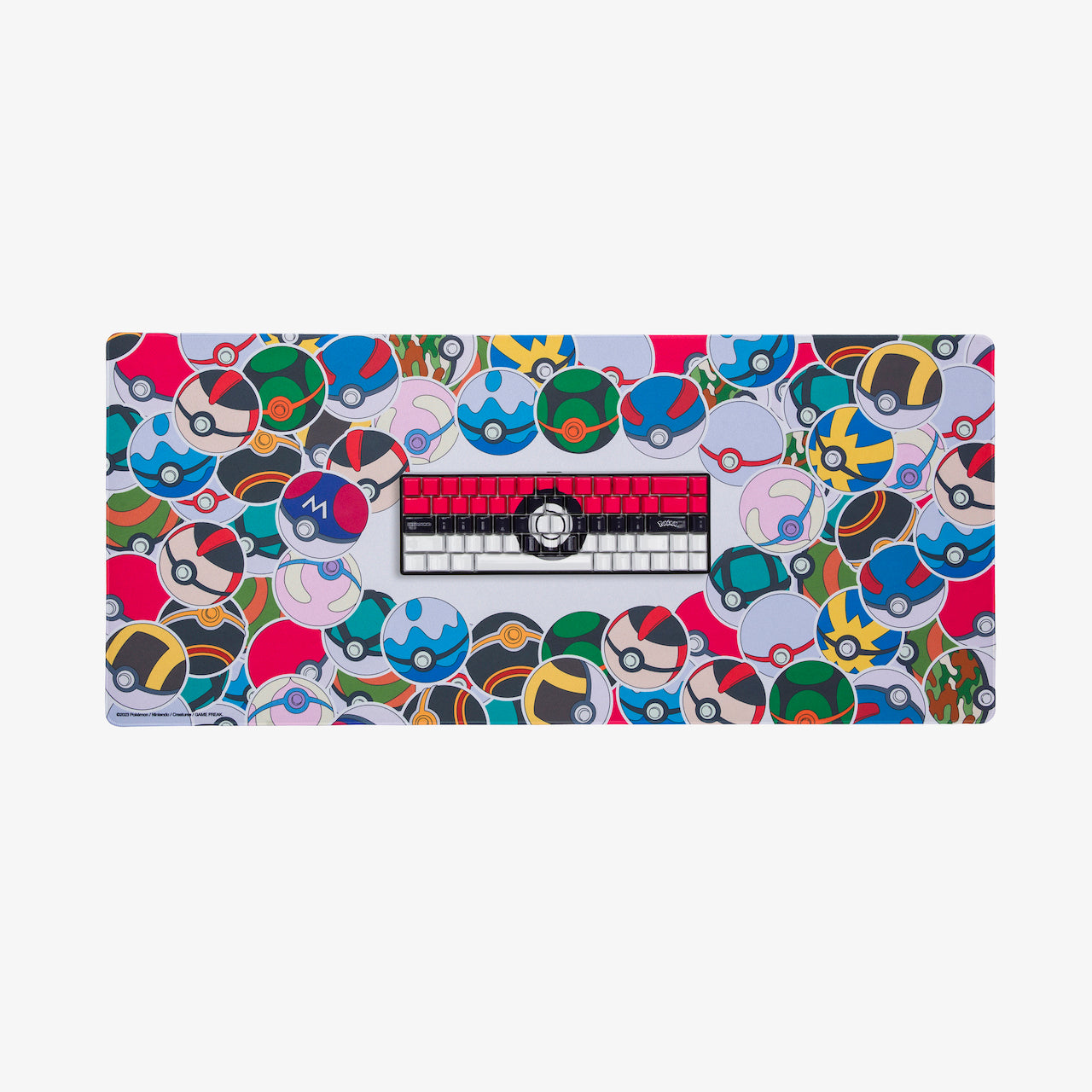Pokémon HG XL Mousepad with Poké Ball Sticker - Perfect for Gaming, Office & Collectors