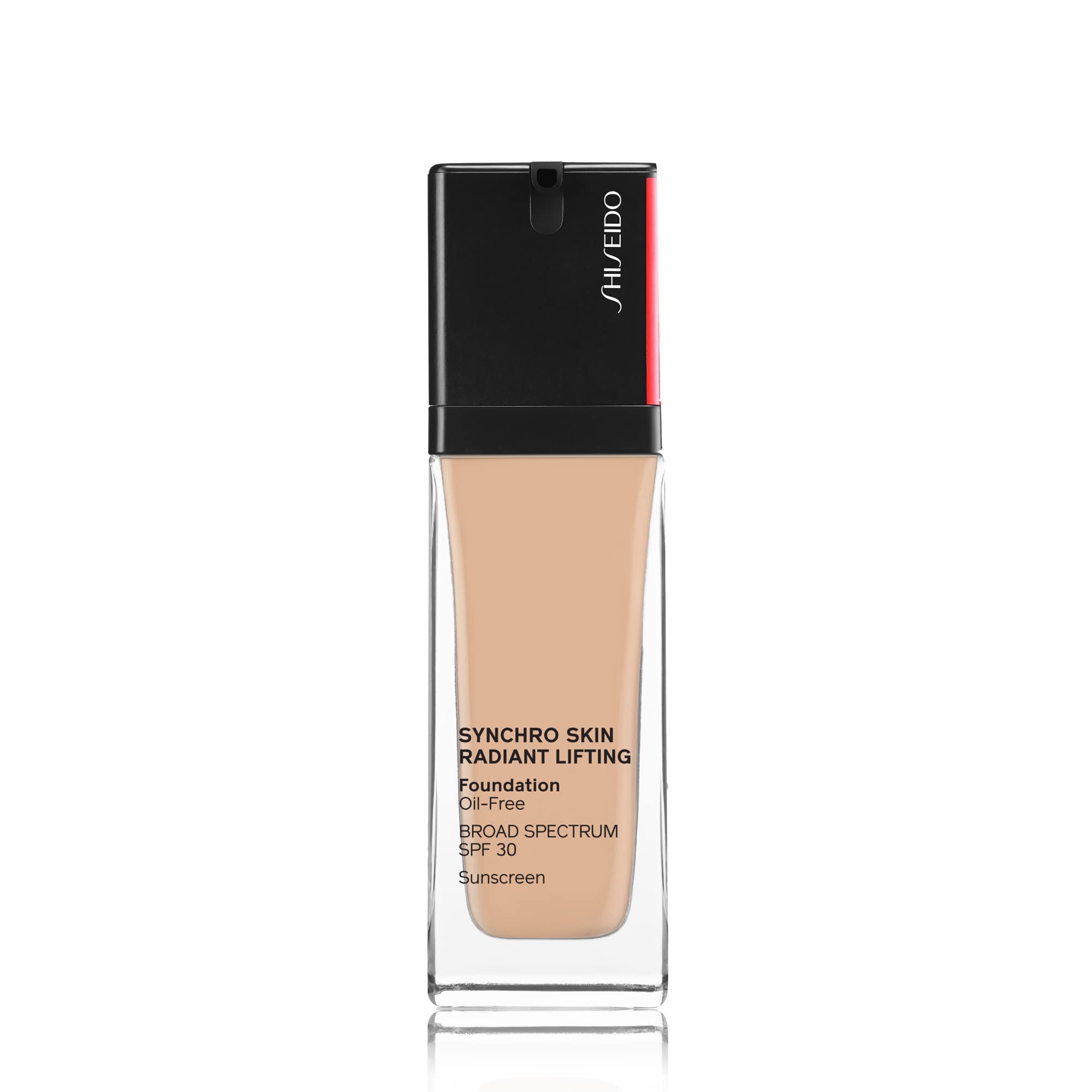 Shiseido Synchro Skin Radiant Lifting Foundation SPF 30 - 260 Cashmere (30ml) - Lightweight, Long-Lasting Liquid Foundation for Flawless Coverage - Perfect for Daily Wear & Special Occasions
