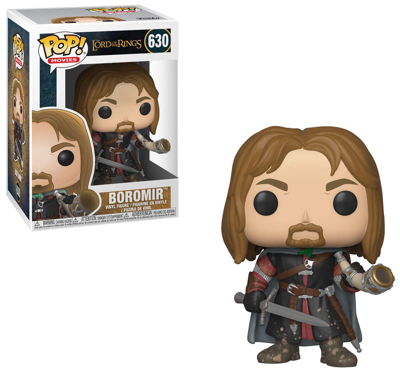 Funko Pop! Movies Lord of The Rings Boromir Collectible Vinyl Figure - Multicolor - Perfect for LOTR Fans & Pop Culture Collectors - Great for Display, Gifts, and Home Decor