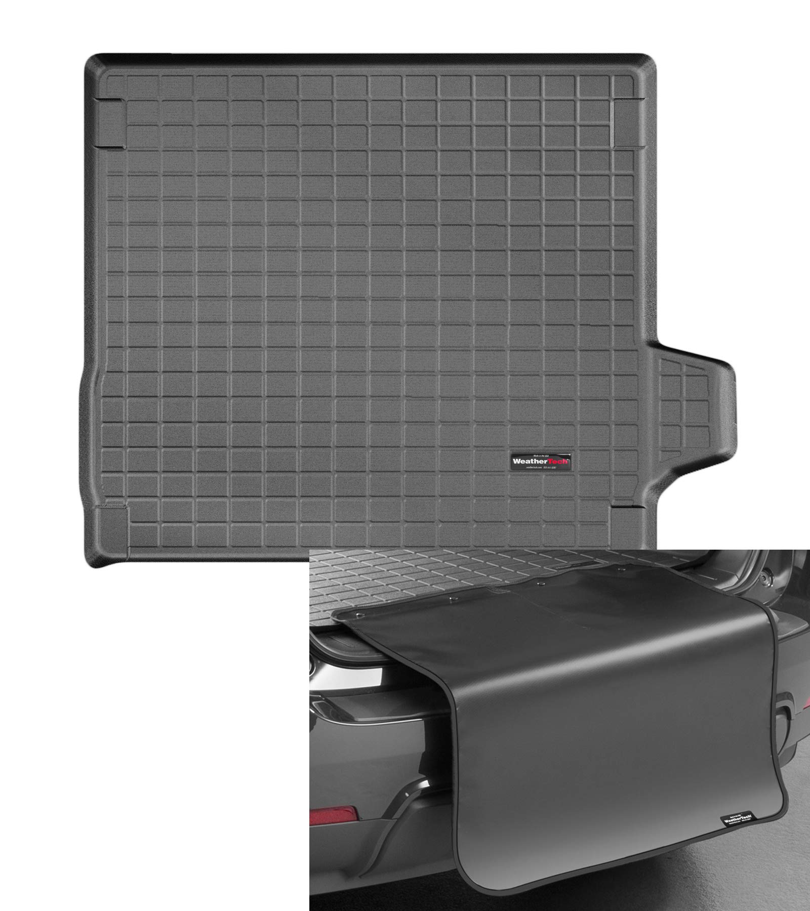 WeatherTech Cargo Liner Trunk Mat 40658SK - Heavy Duty Car Trunk Protector for SUVs, Sedans & Trucks | Waterproof & Non-Slip | Perfect for Road Trips, Grocery Hauling & Pet Transport