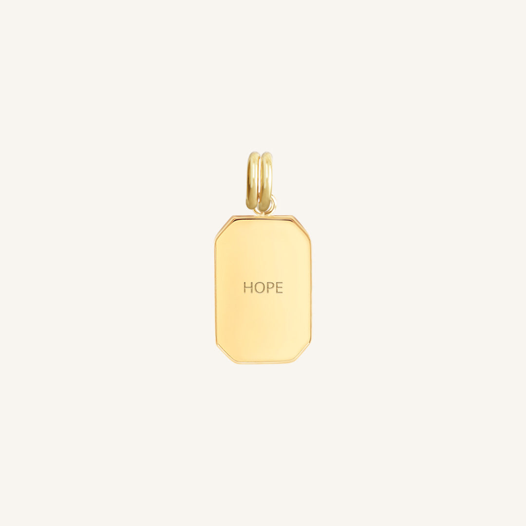 Etch Hope Charm - Inspirational Jewelry for Women, Personalized Gift for Her - Perfect for Birthdays, Anniversaries & Everyday Encouragement