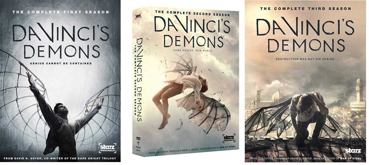 Da Vinci's Demons Complete Series DVD Box Set (Seasons 1-3) - Historical Fantasy Drama for Adults - Perfect for Binge Watching & Gift Giving